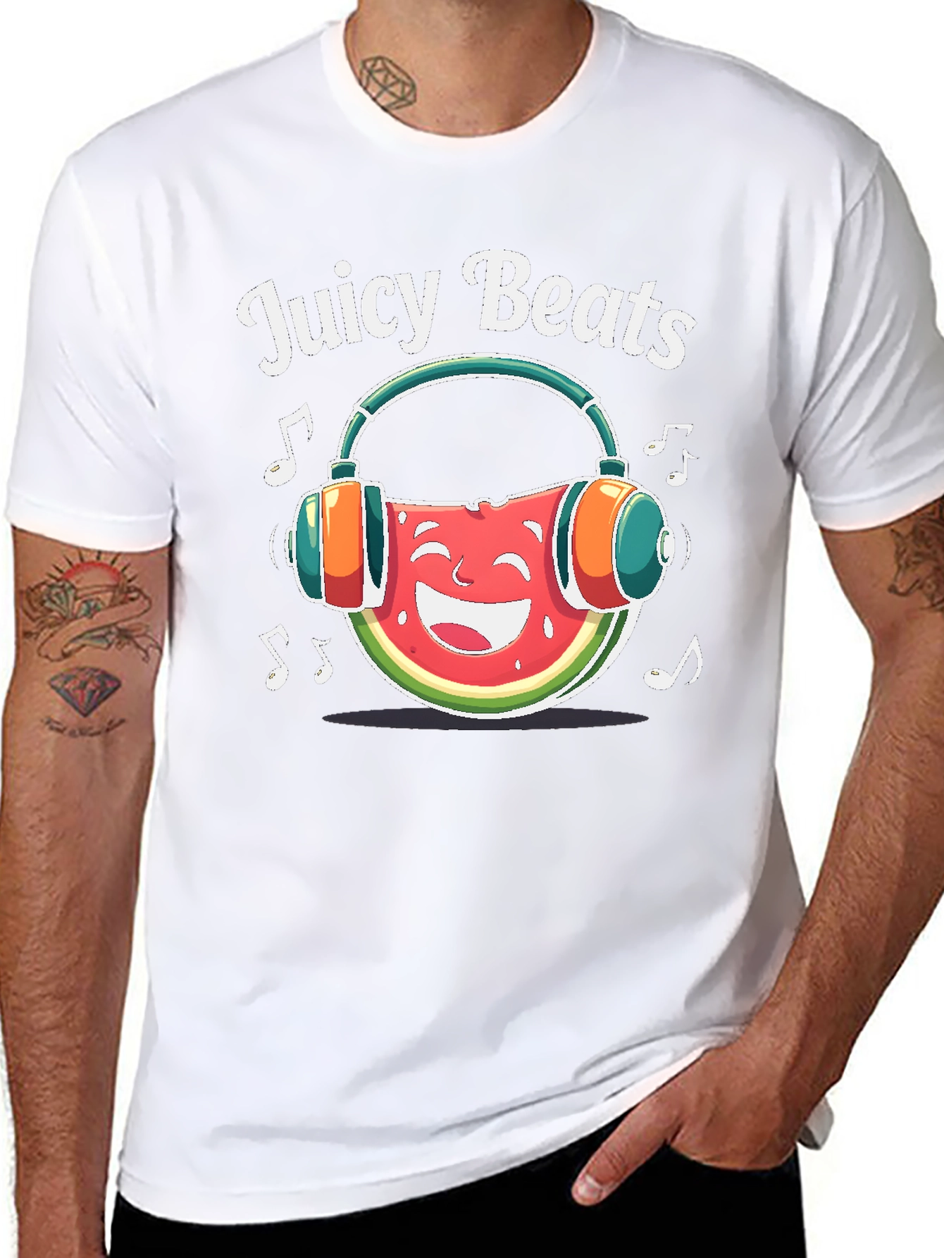Juicy Beats Watermelon Graphic Tee