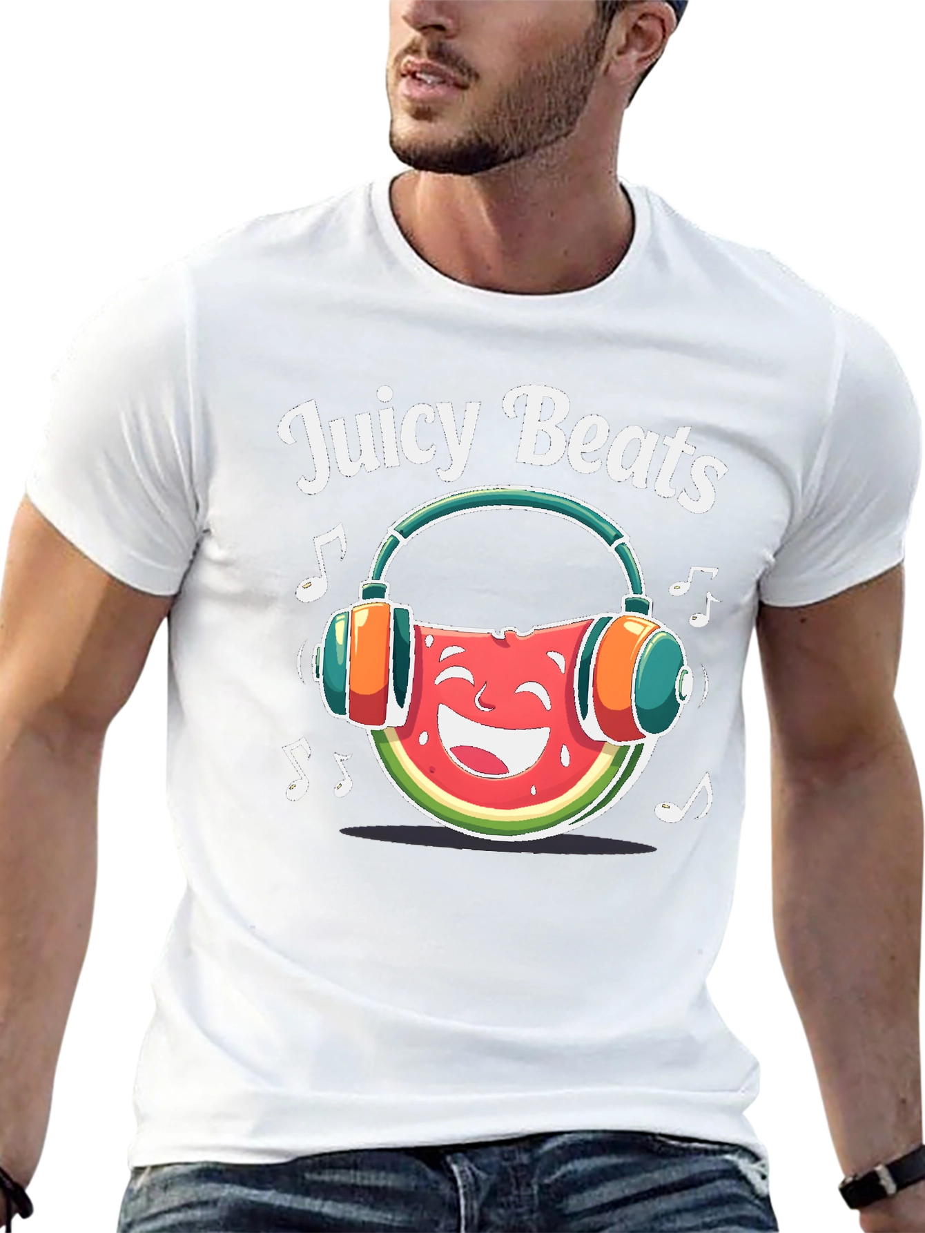 Juicy Beats Watermelon Graphic Tee