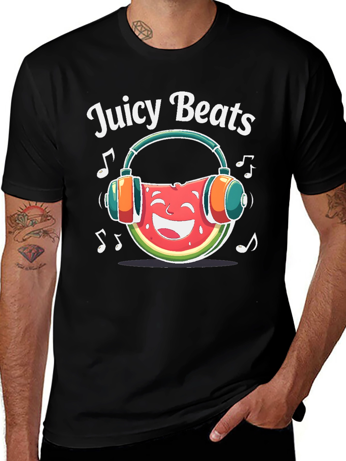 Juicy Beats Watermelon Graphic Tee