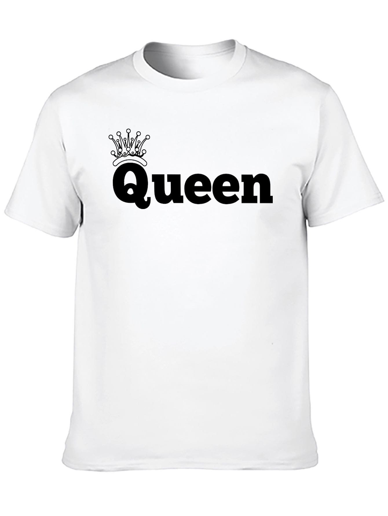 Queen Crown Black T-Shirt