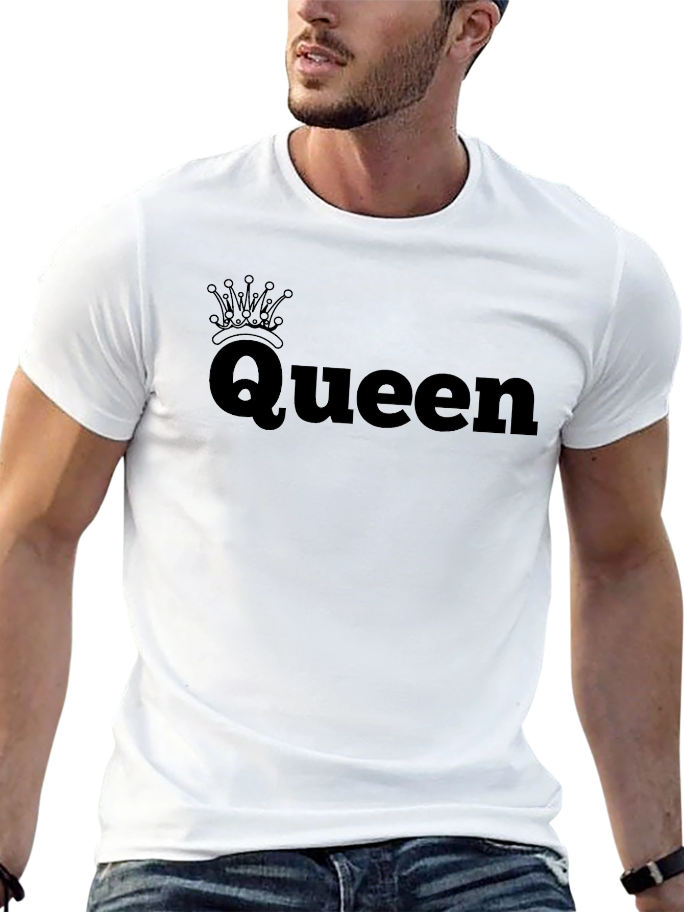 Queen Crown Black T-Shirt