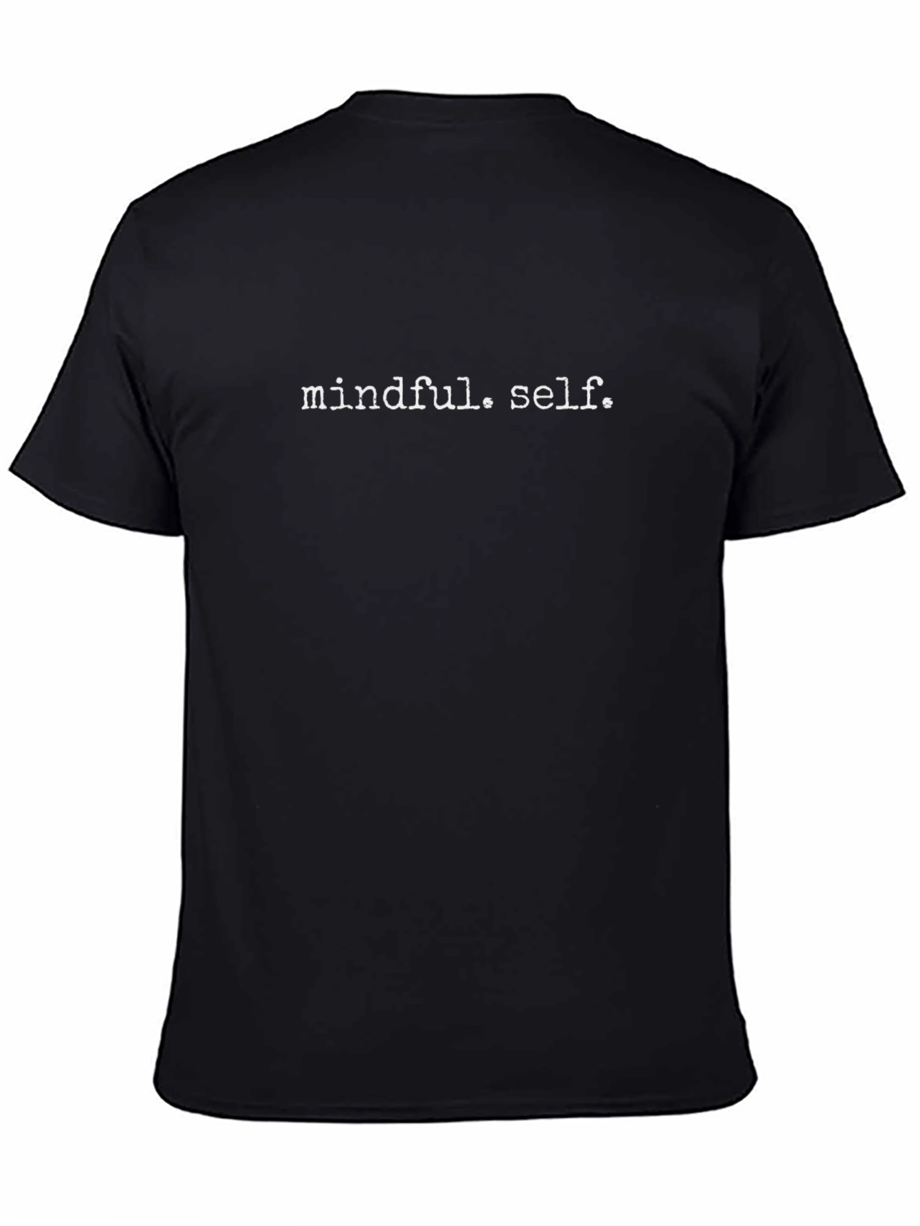 Mindful Self Graphic Tee - Black Cotton T-Shirt