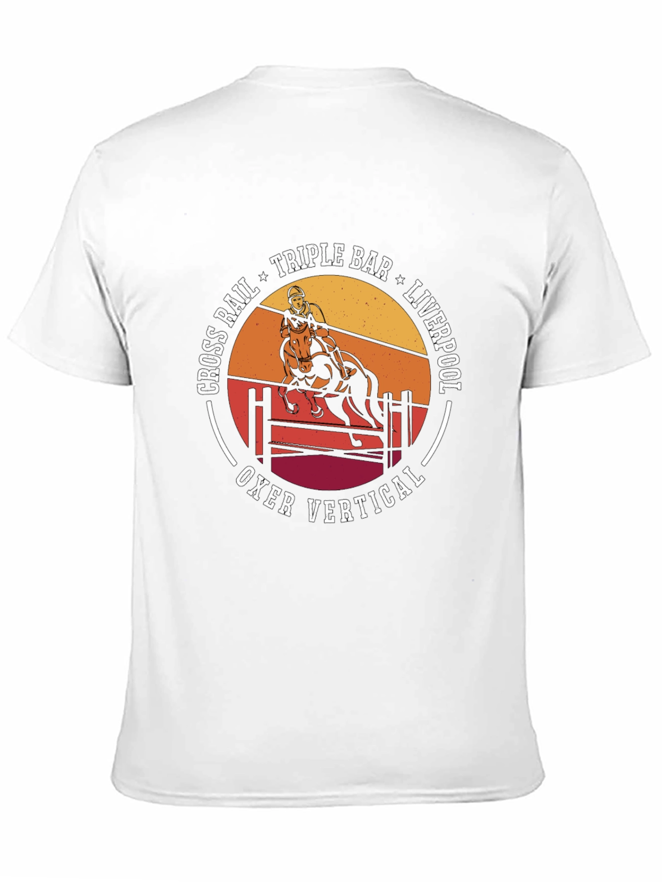 Equestrian T-Shirt: Horse Jumping Design