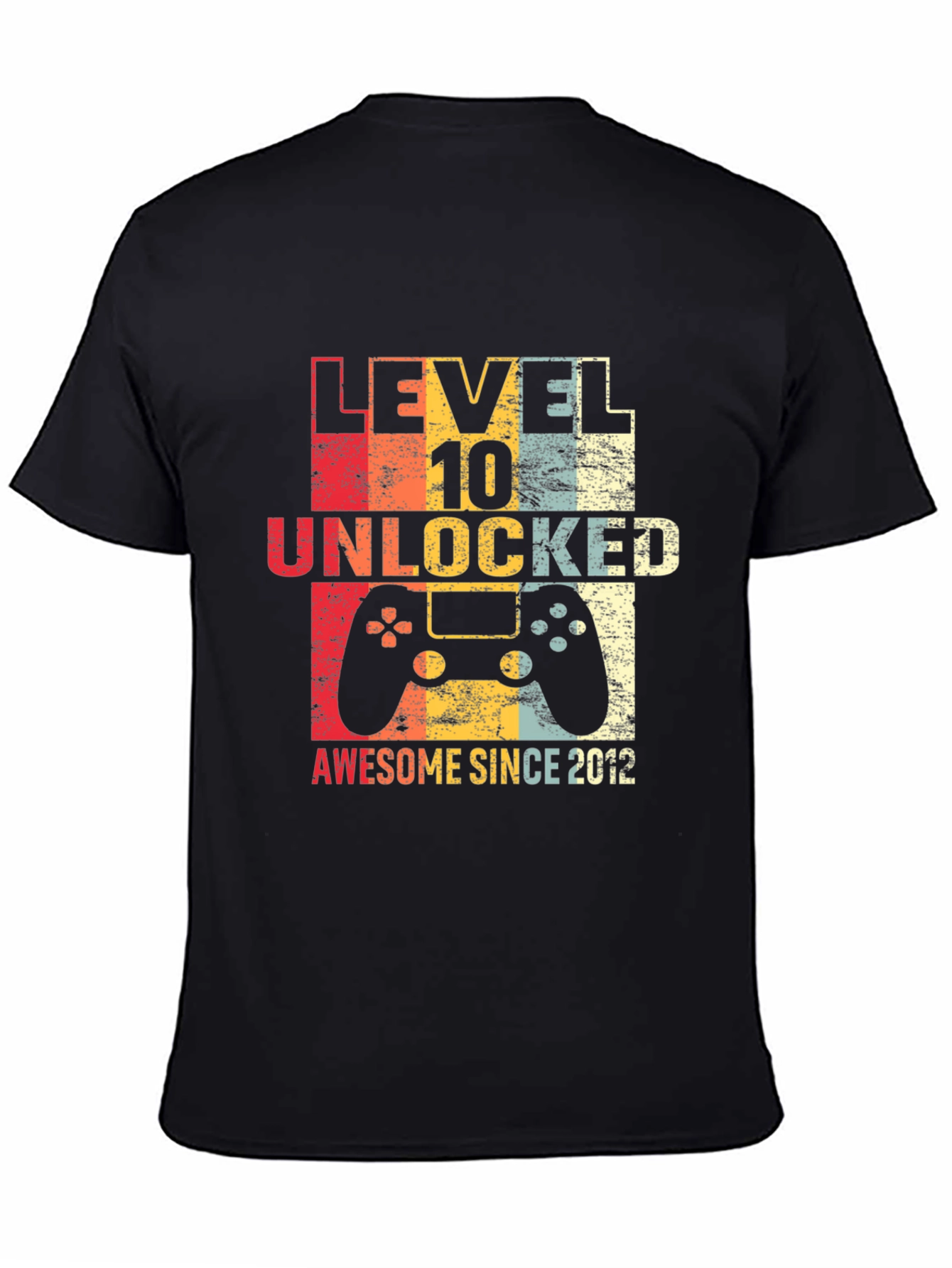 Level 10 Unlocked Awesome Since 2012 T-Shirt
