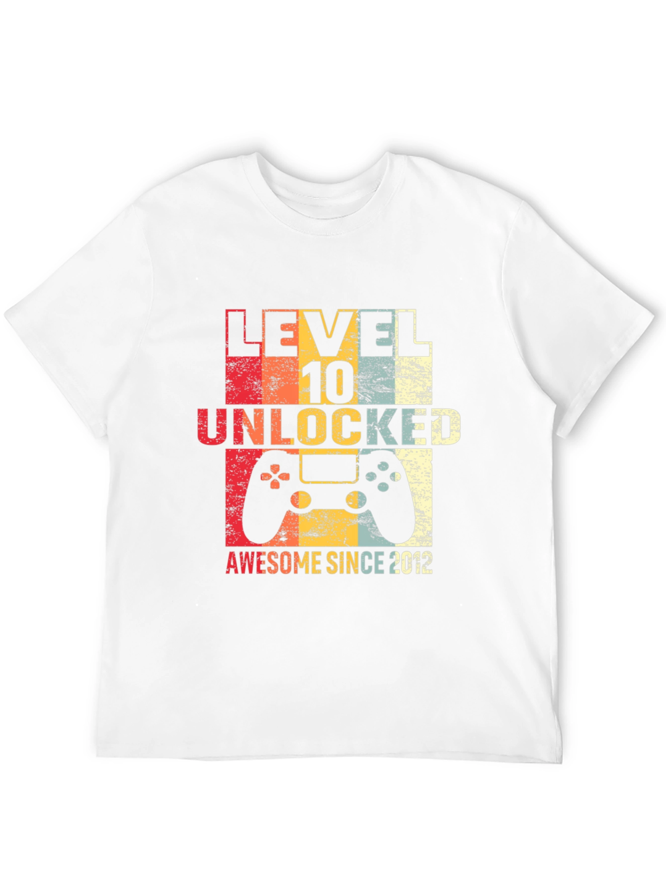 Level 10 Unlocked Awesome Since 2012 T-Shirt