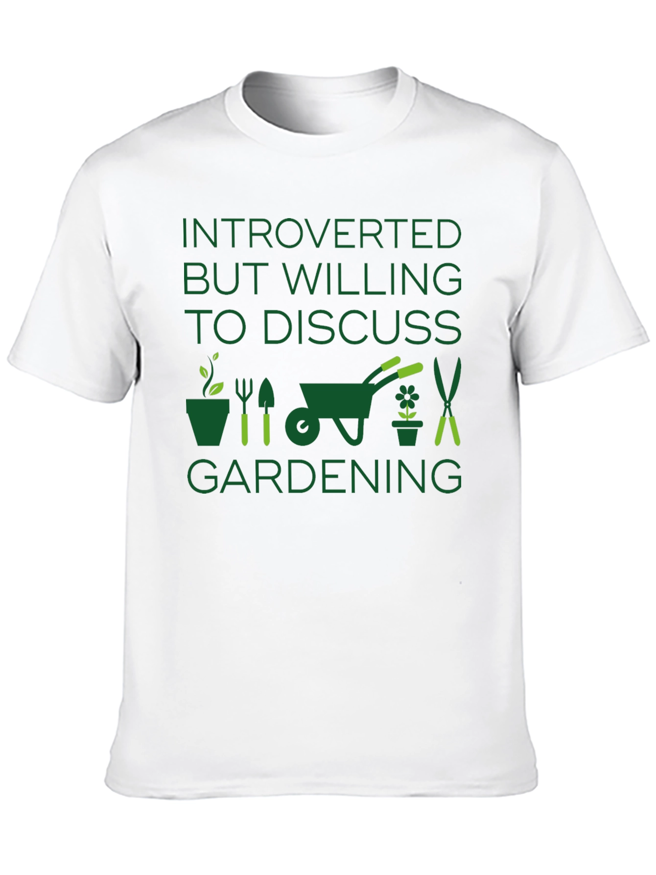 Introverted Gardener T-Shirt - Black
