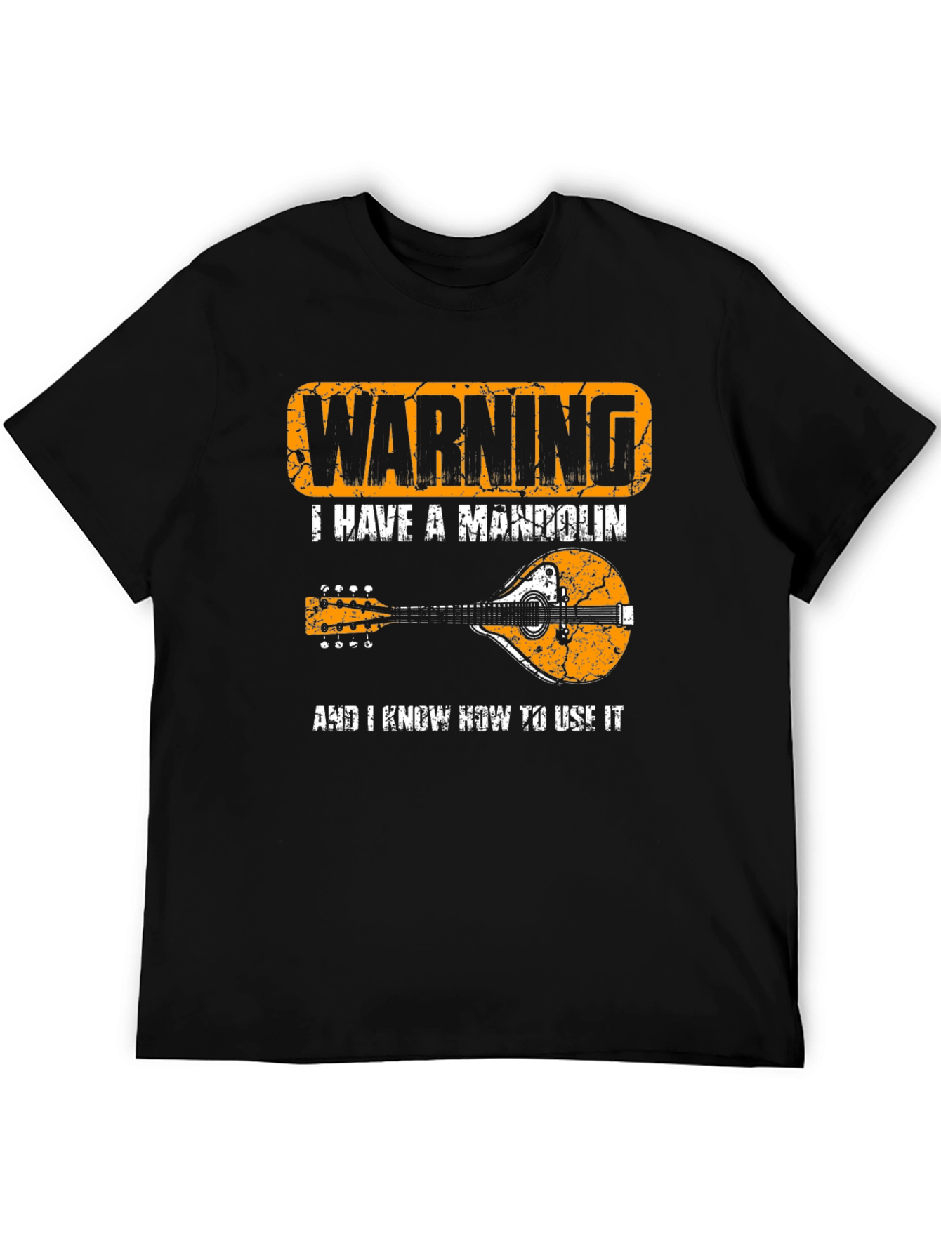 Warning Mandolin Player T-Shirt