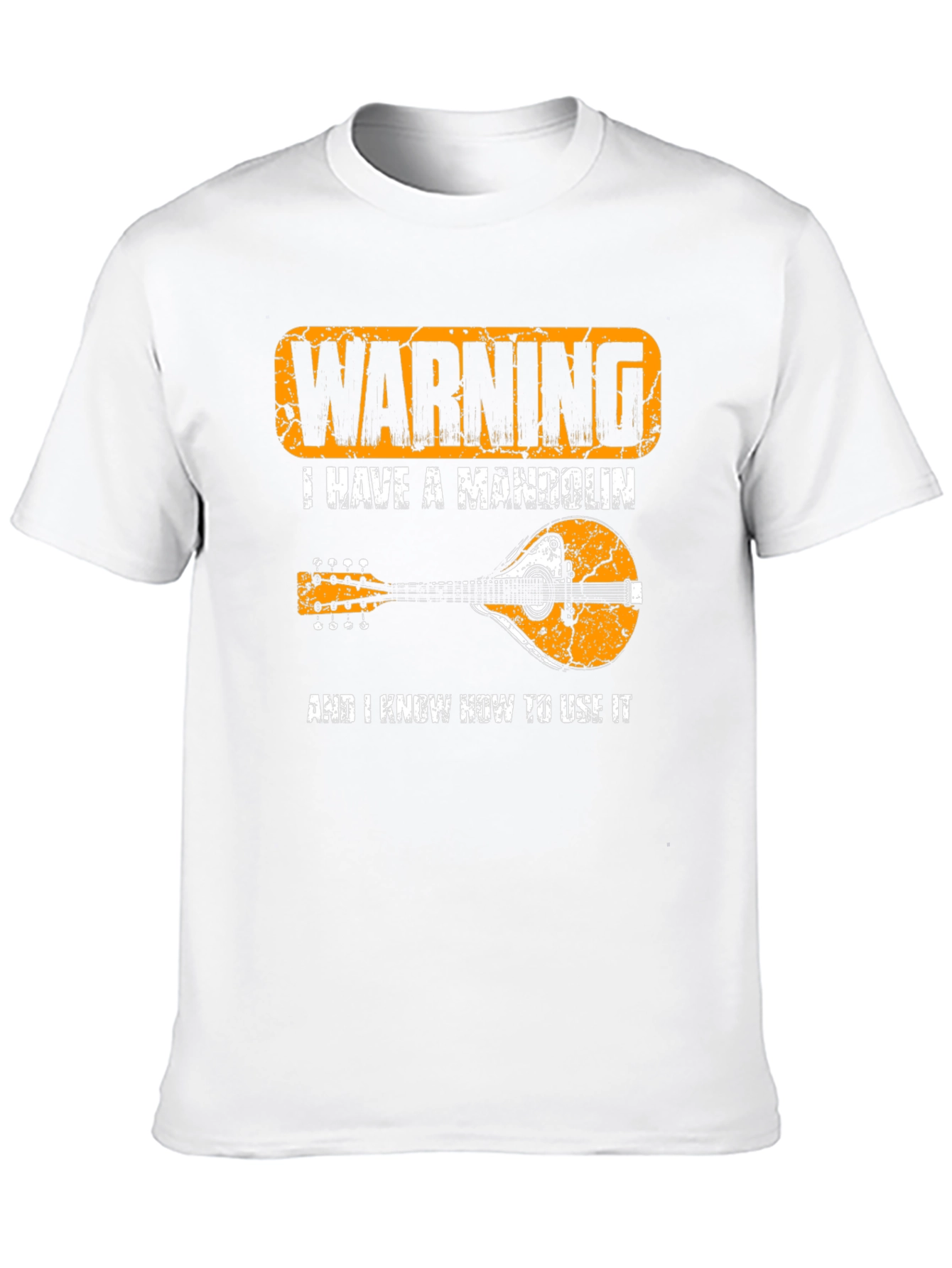 Warning Mandolin Player T-Shirt
