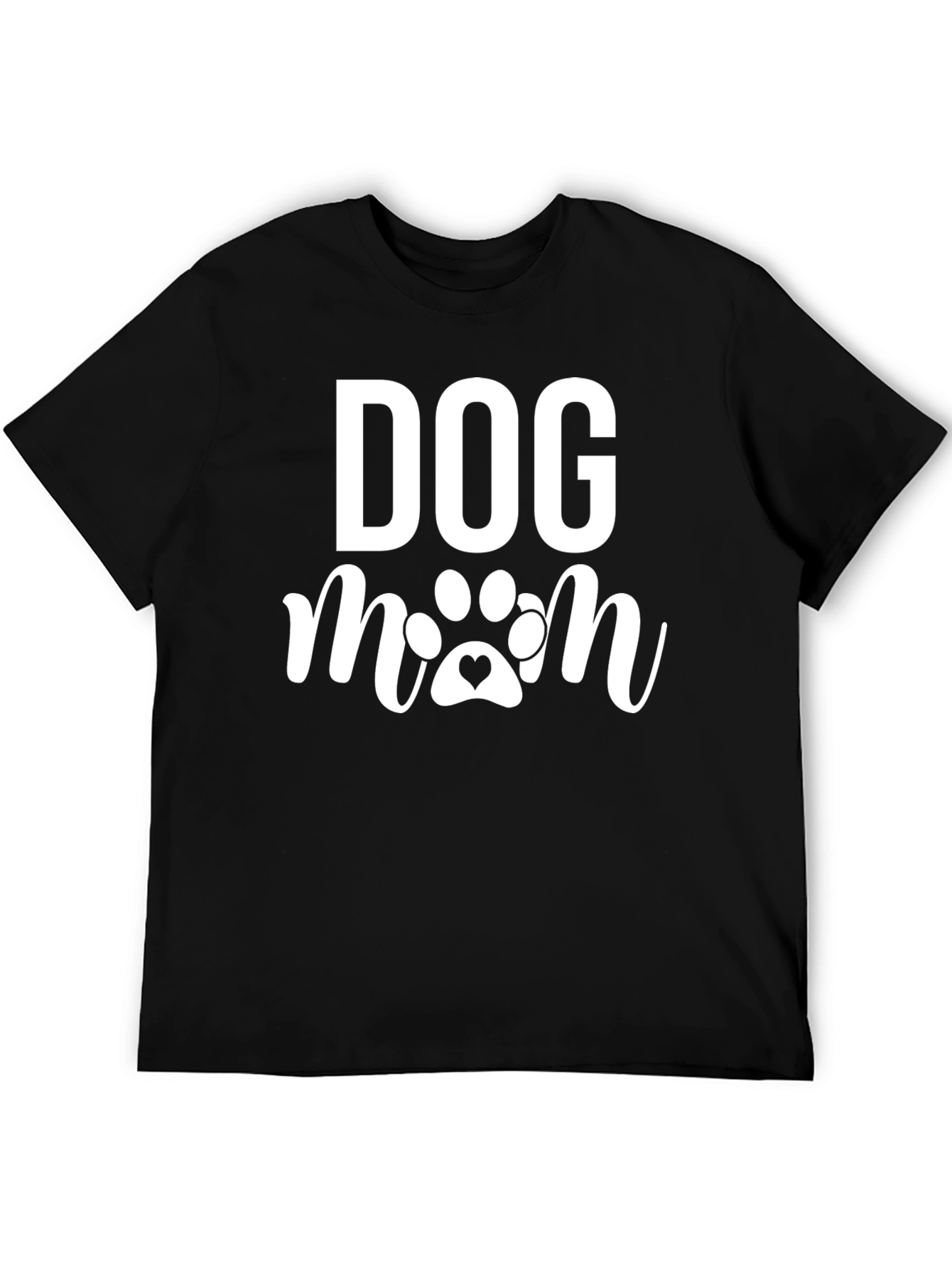 Dog Mom Paw Print Tee