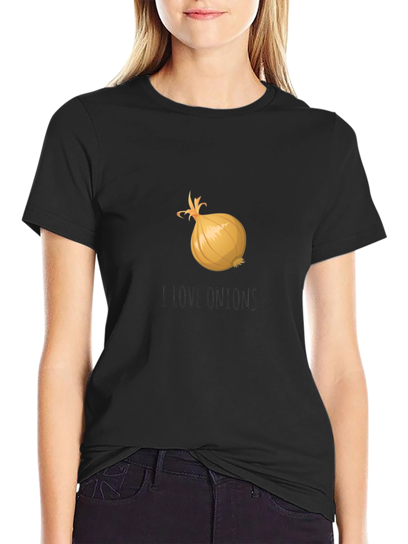 I Love Onions T-Shirt - Funny Foodie Tee