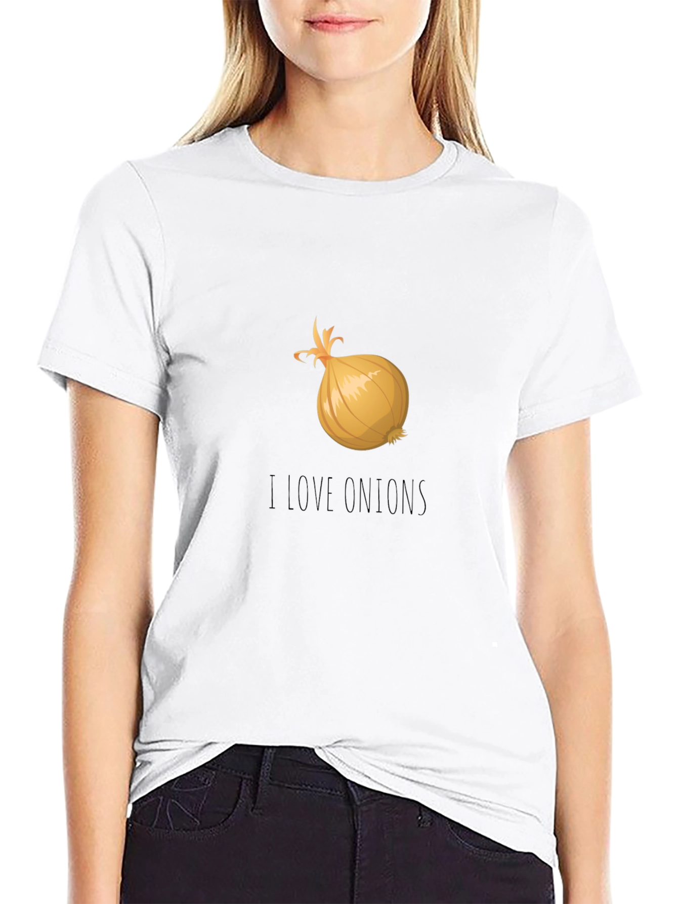 I Love Onions T-Shirt - Funny Foodie Tee