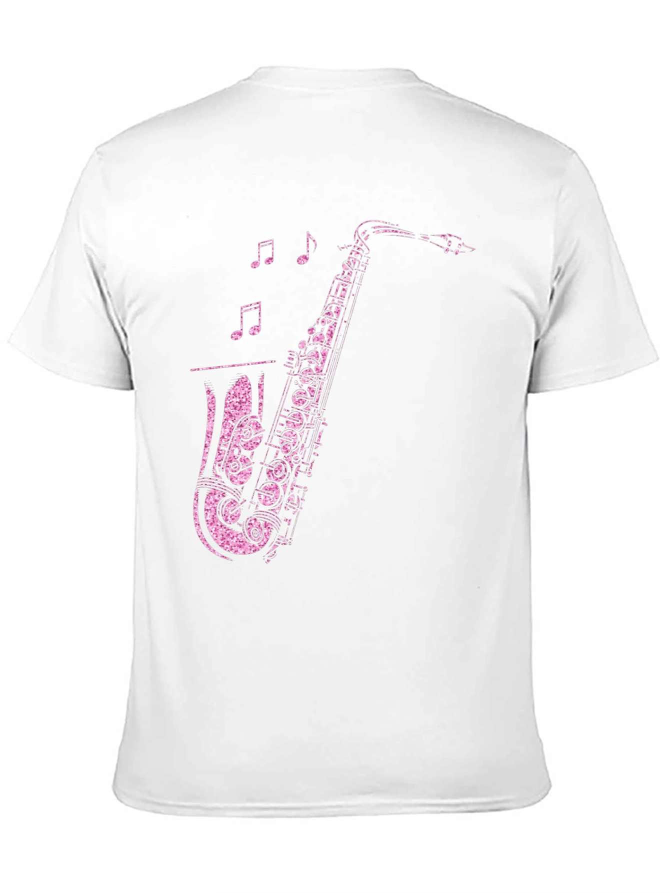 Saxophone Graphic Print T-Shirt