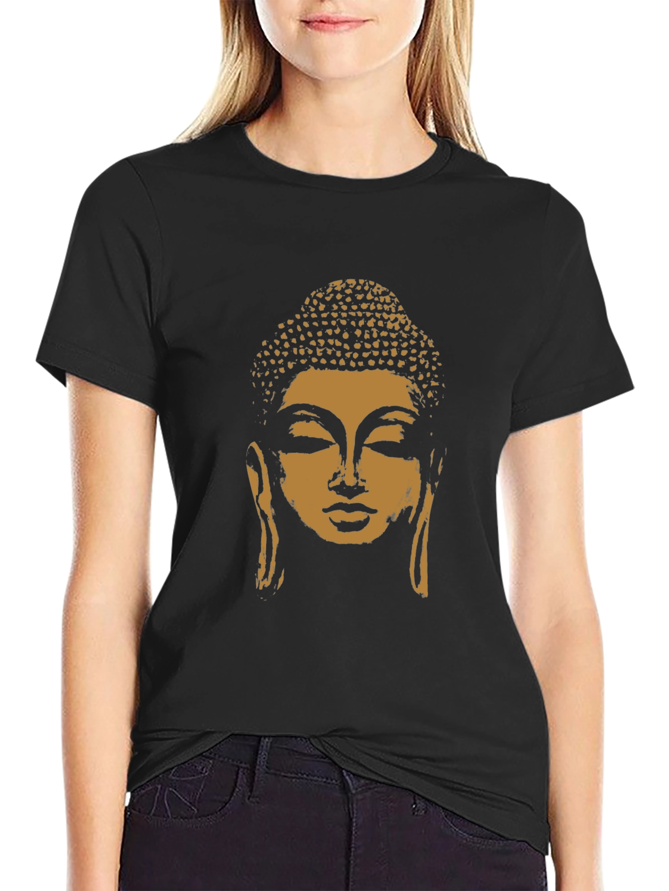 Buddha Graphic Tee - Mens Black T-Shirt