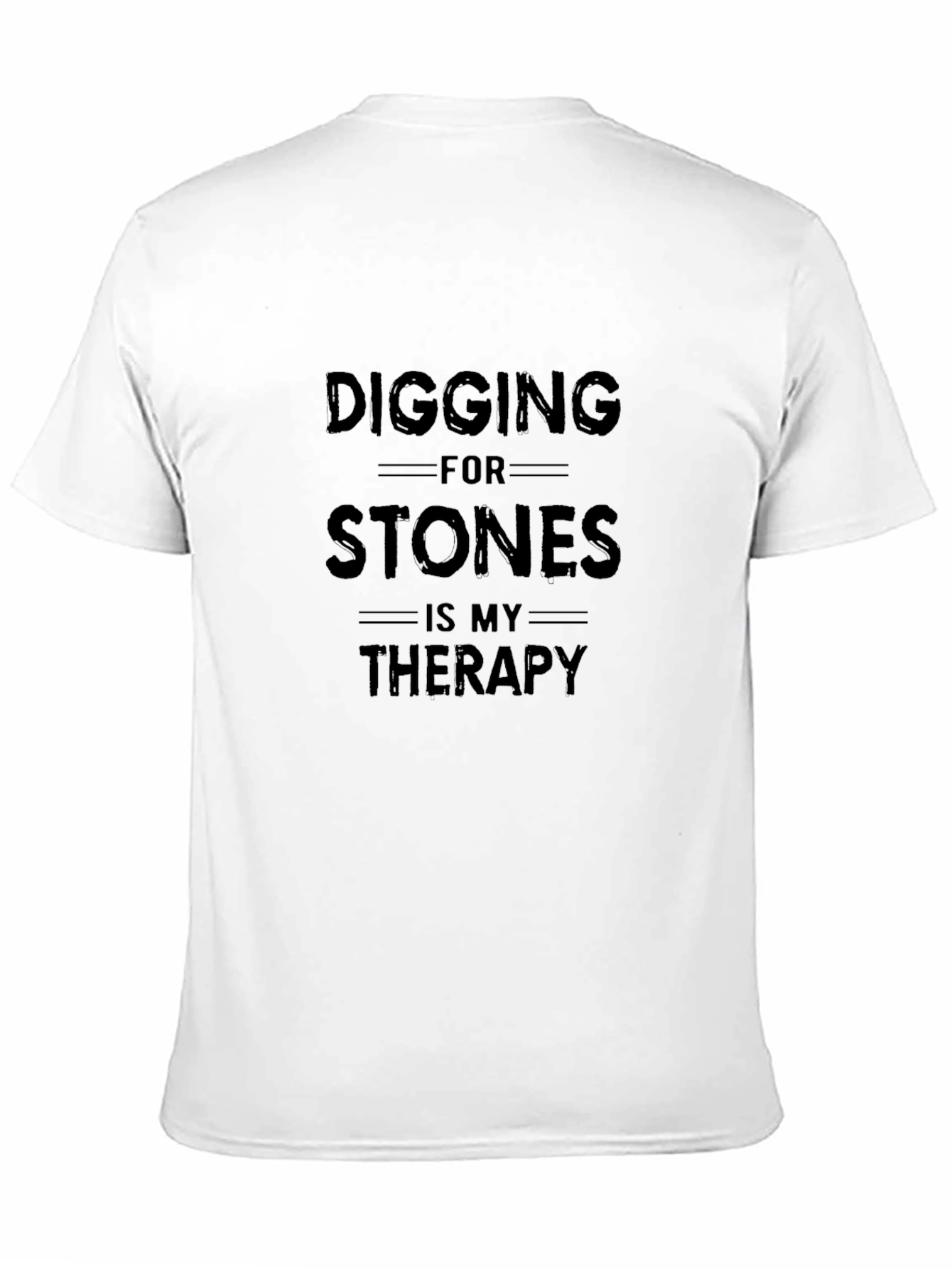 Digging Stones Therapy Black T-Shirt