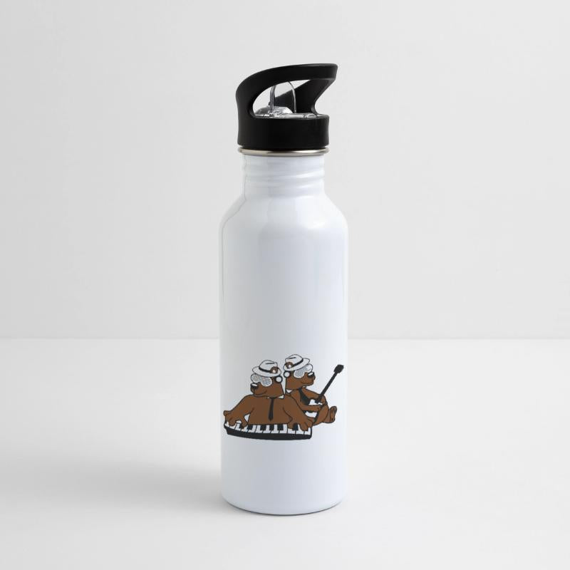 2 Cool Brown Bear Team Friends Playing Band Music