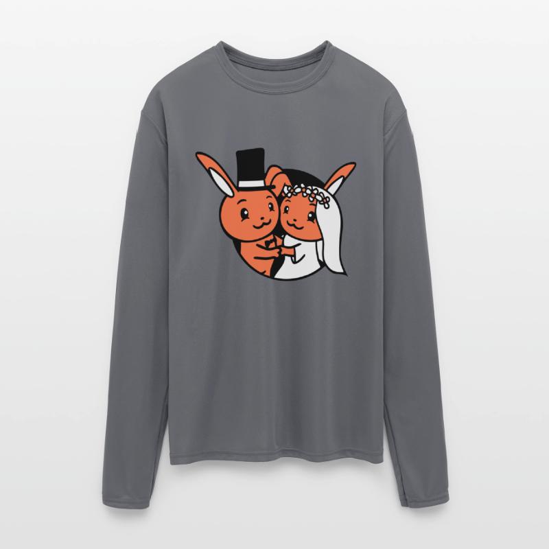 2 Rabbits Wedding Marriage Groom Bride Two Engaged