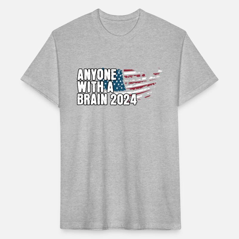 2024 Brain Vote Democracy Anti-Trump Tee