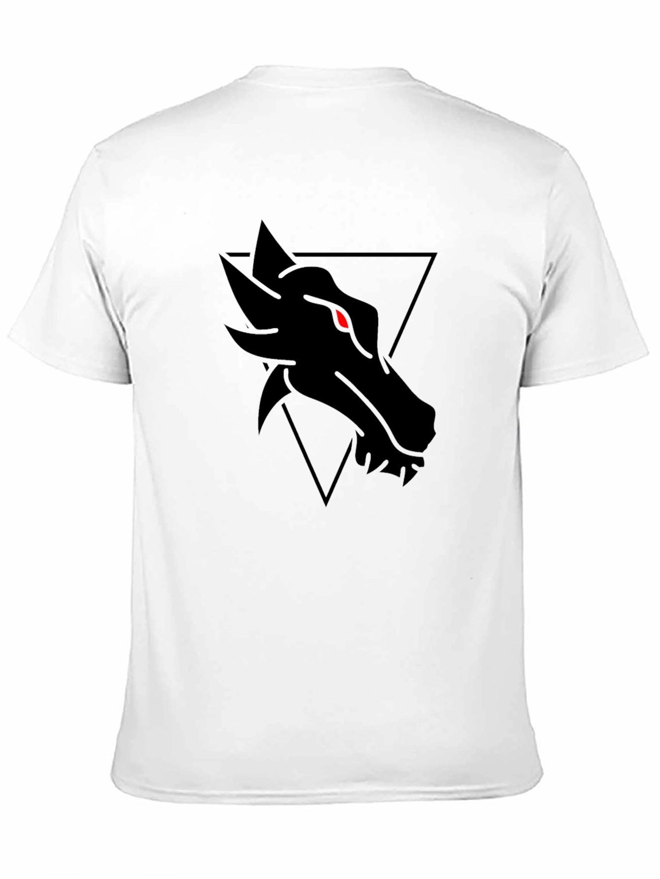 Mens Black Dragon Graphic Tee