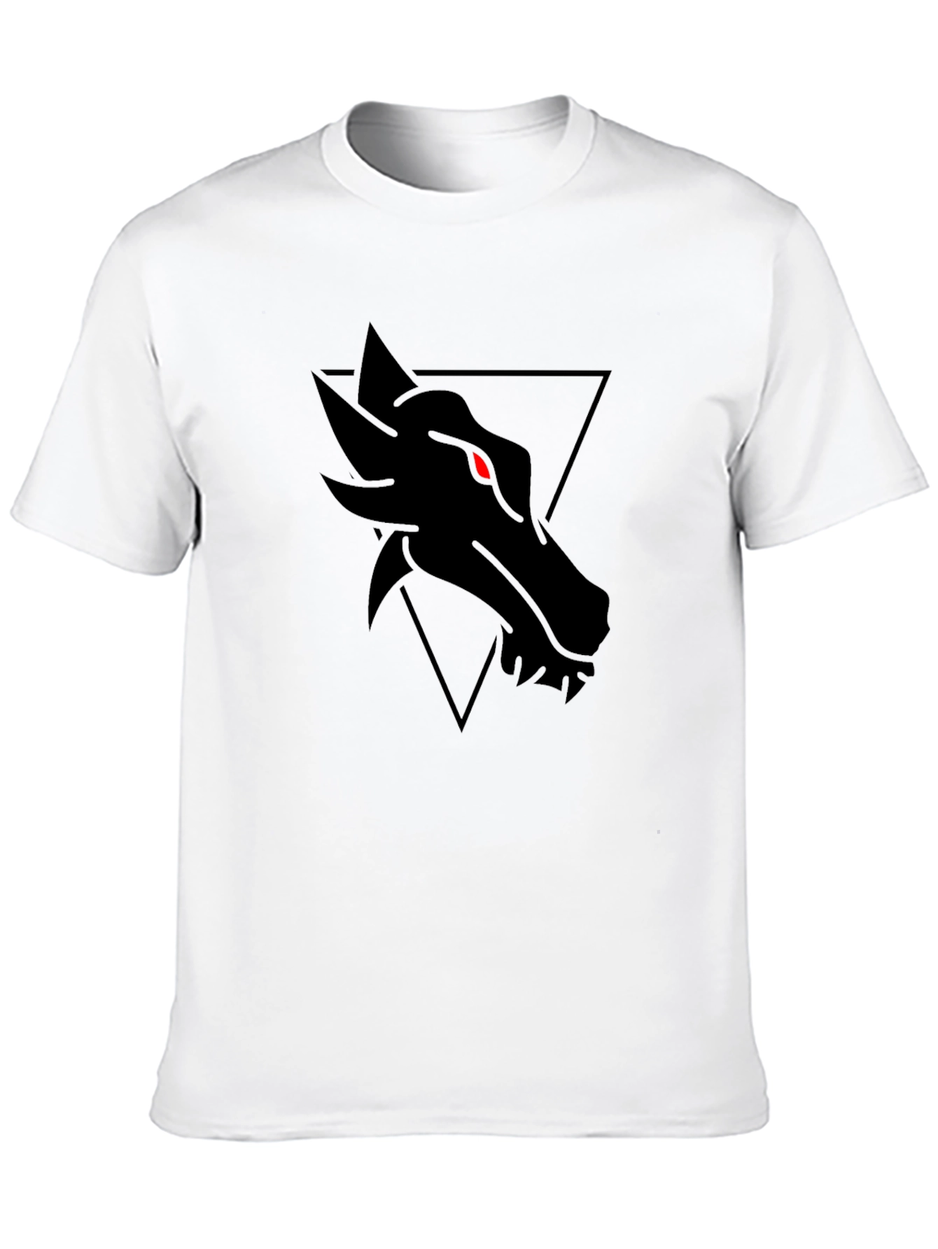 Mens Black Dragon Graphic Tee