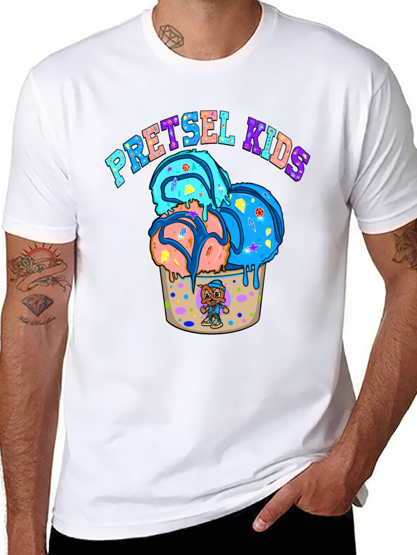Pretsel Kids Ice Cream Graphic Tee