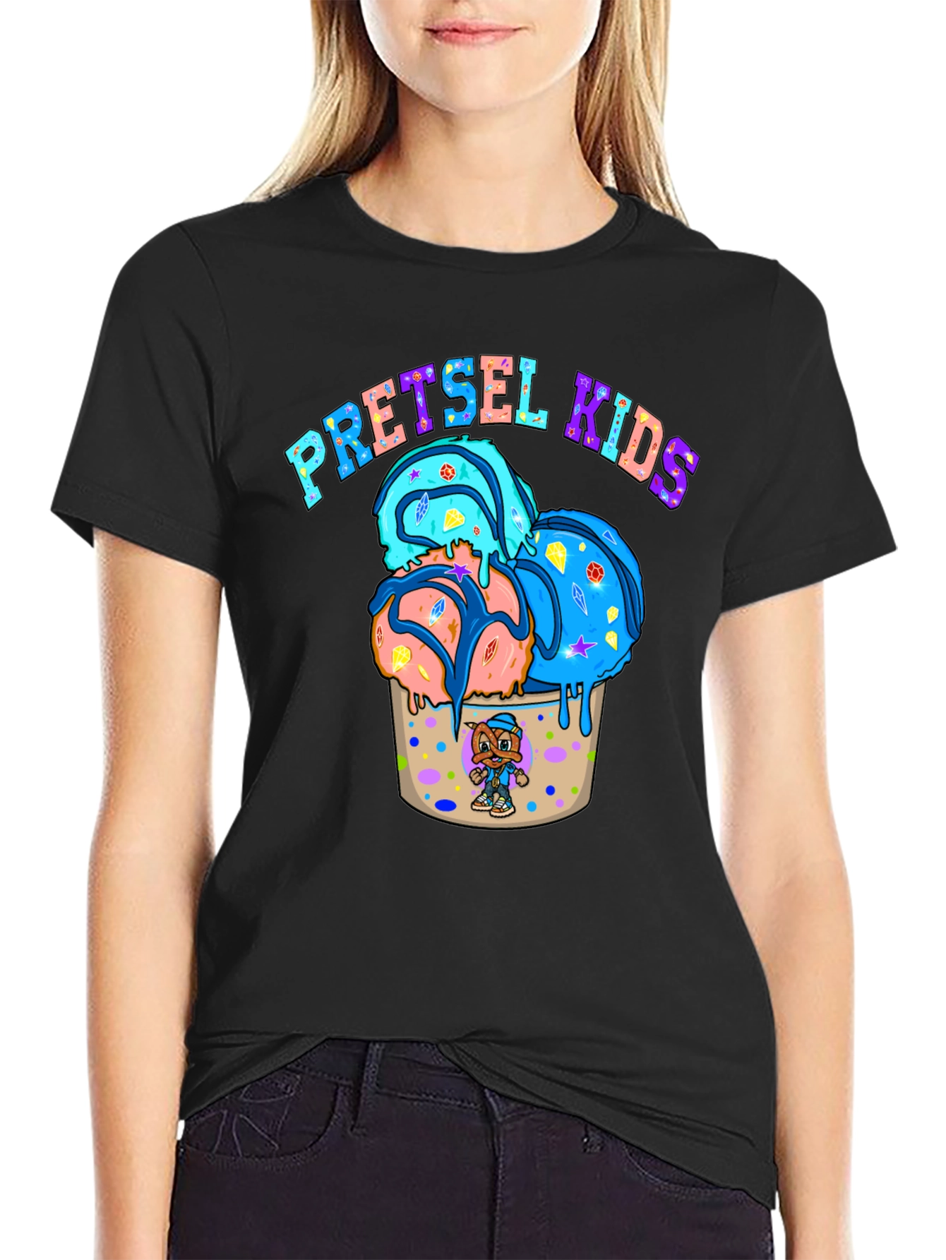 Pretsel Kids Ice Cream Graphic Tee