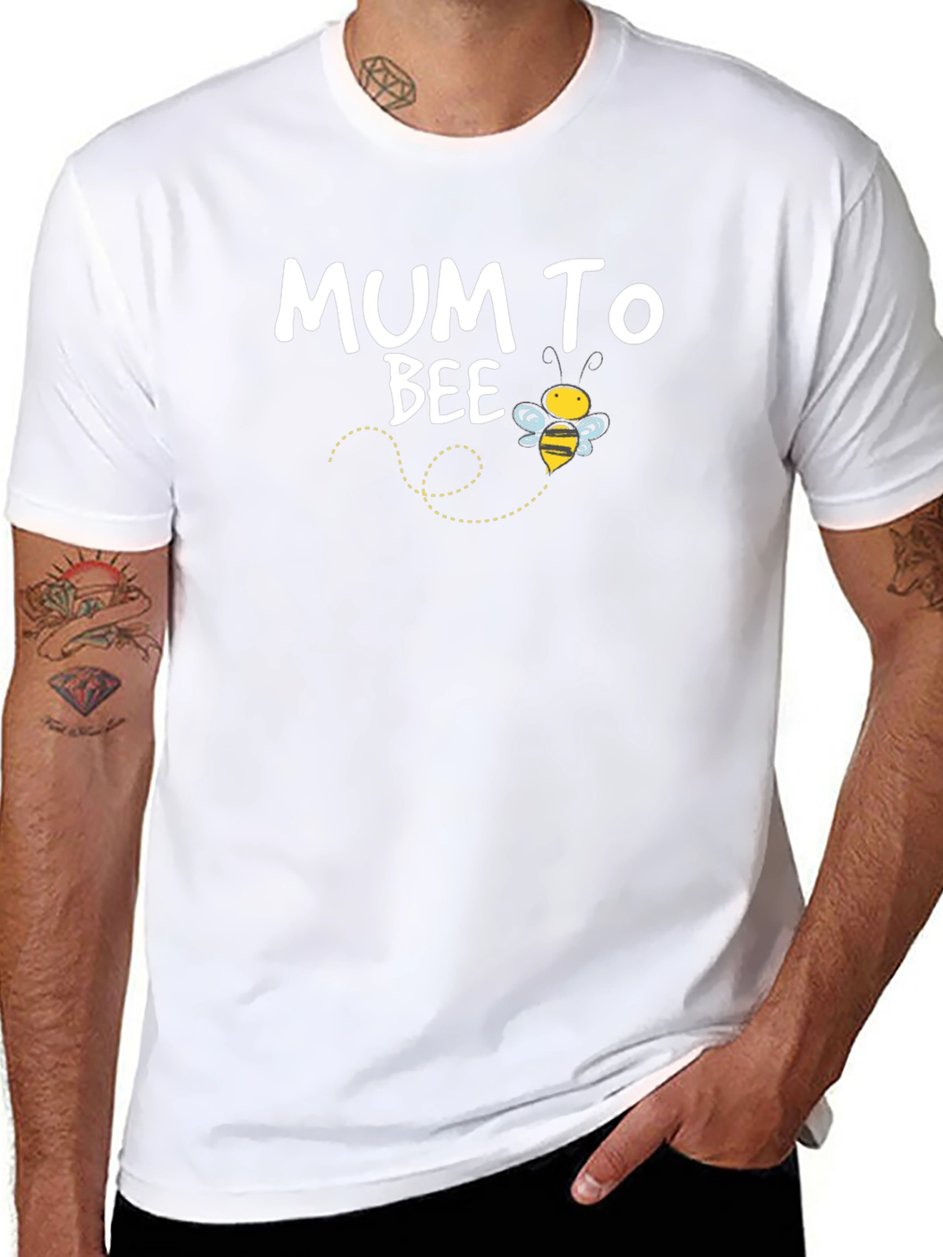 Mum To Bee Graphic Tee - Expecting Mother Shirt