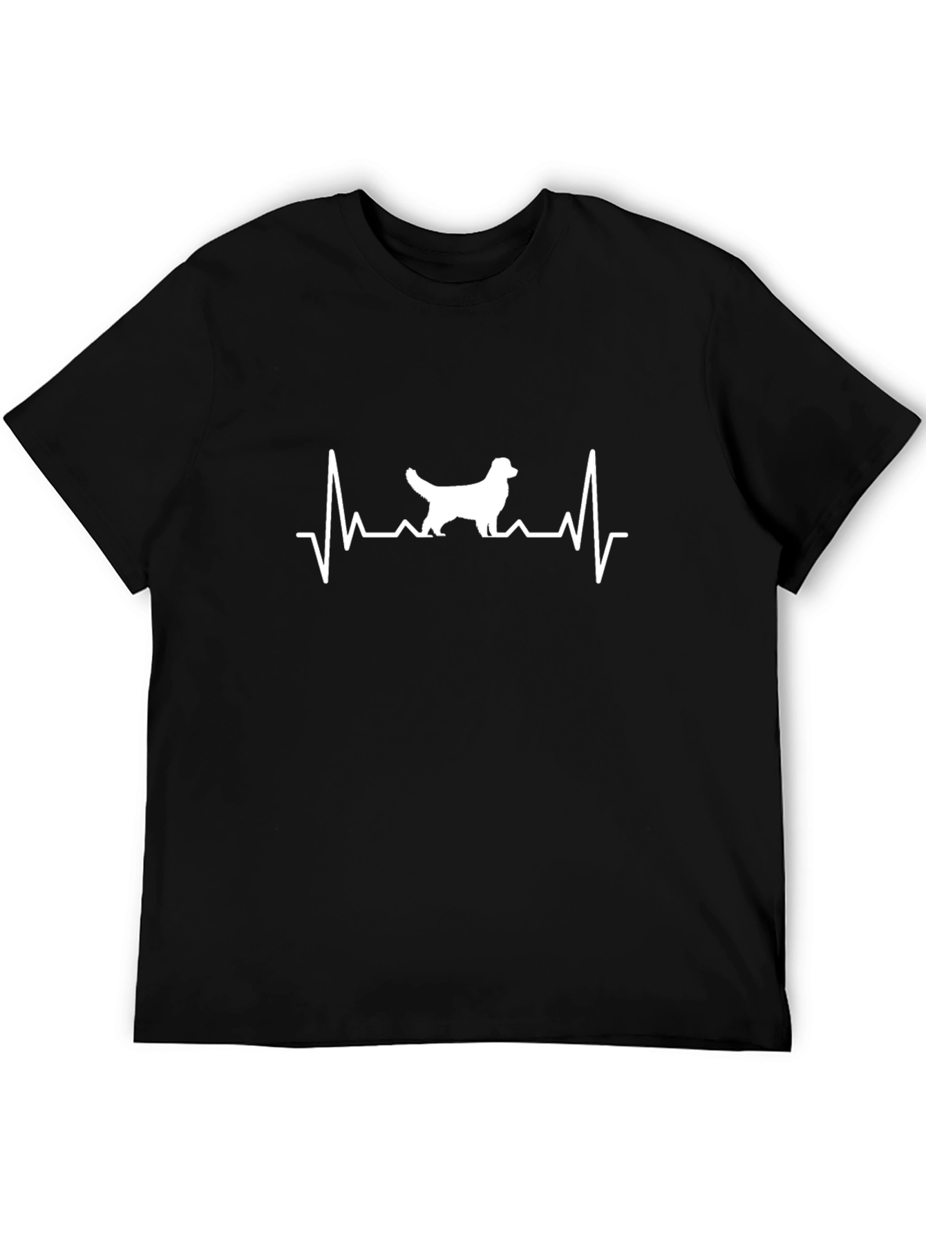 Dog Heartbeat T-Shirt - Love Your Golden Retriever!