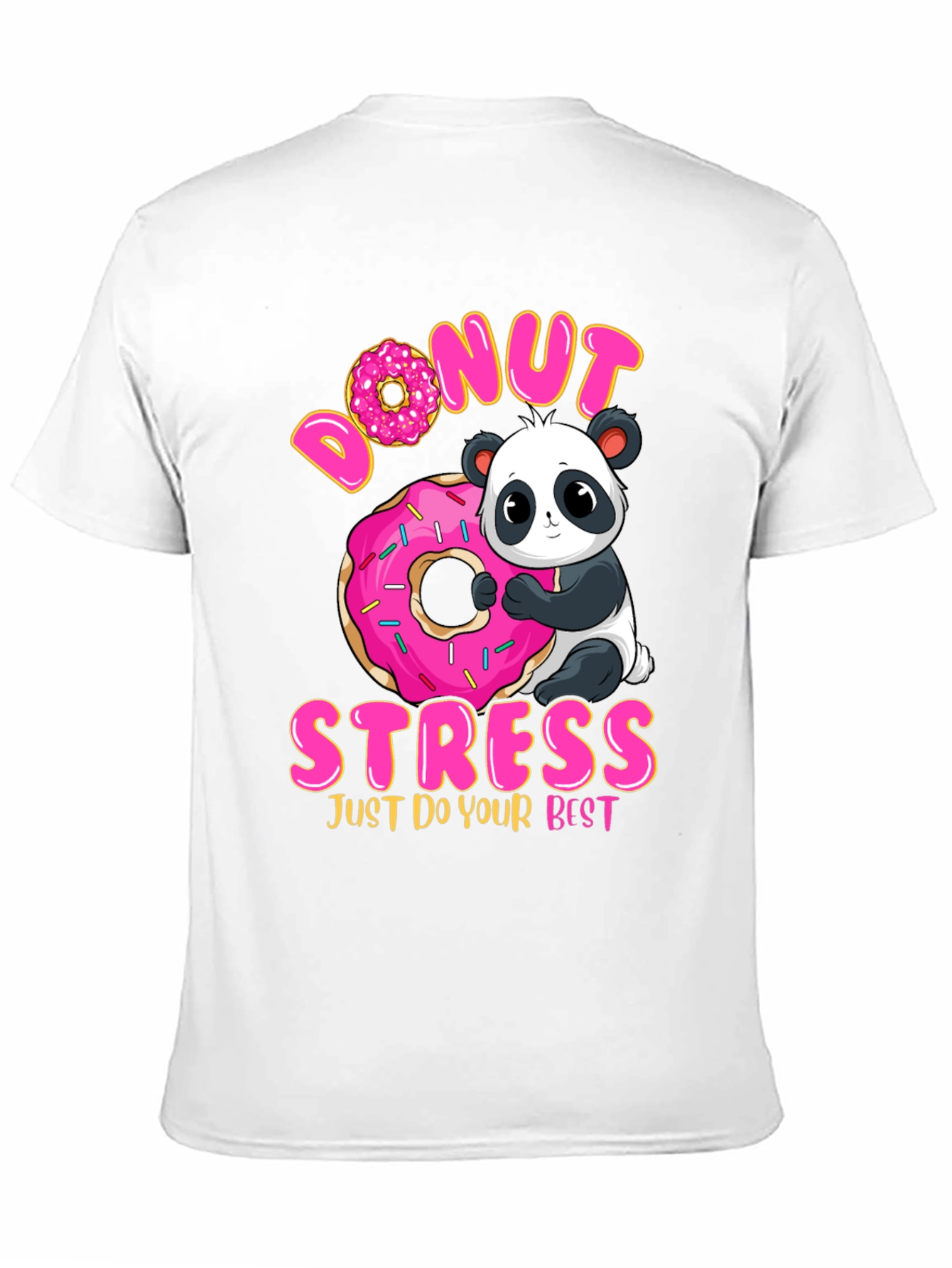 Donut Stress Panda Graphic Tee