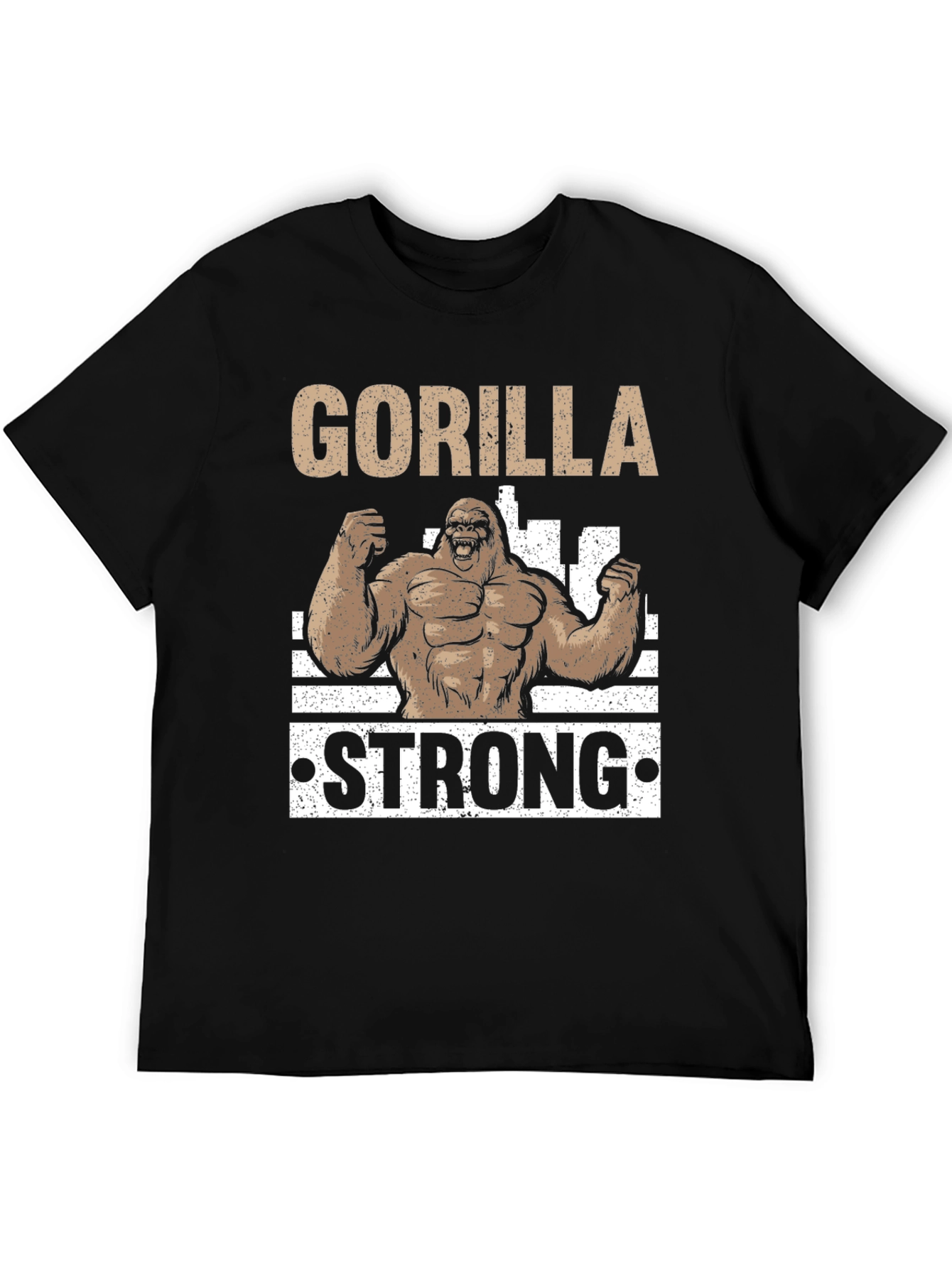 Gorilla Strong Black T-Shirt