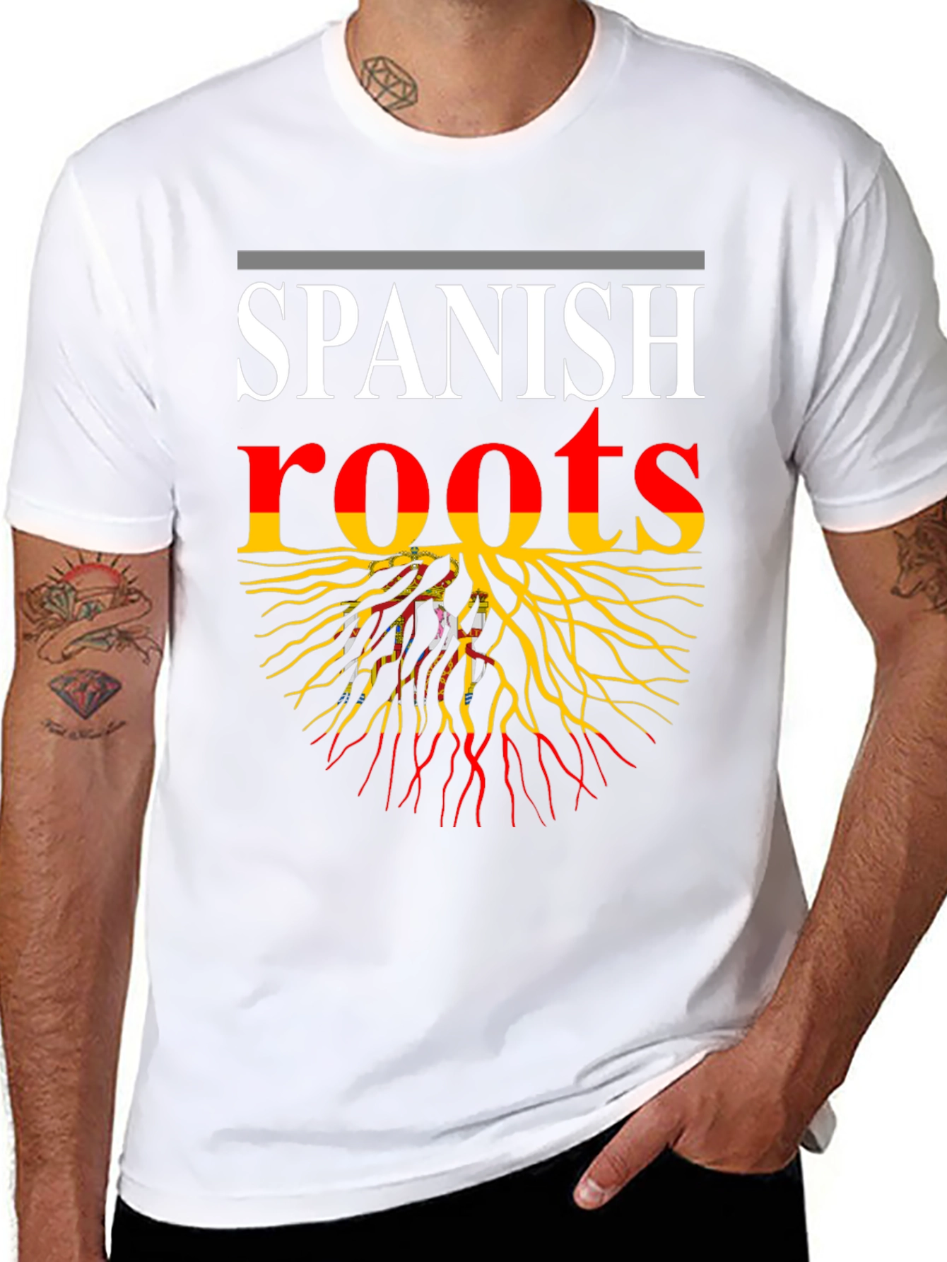 Spanish Roots Graphic Tee - Black