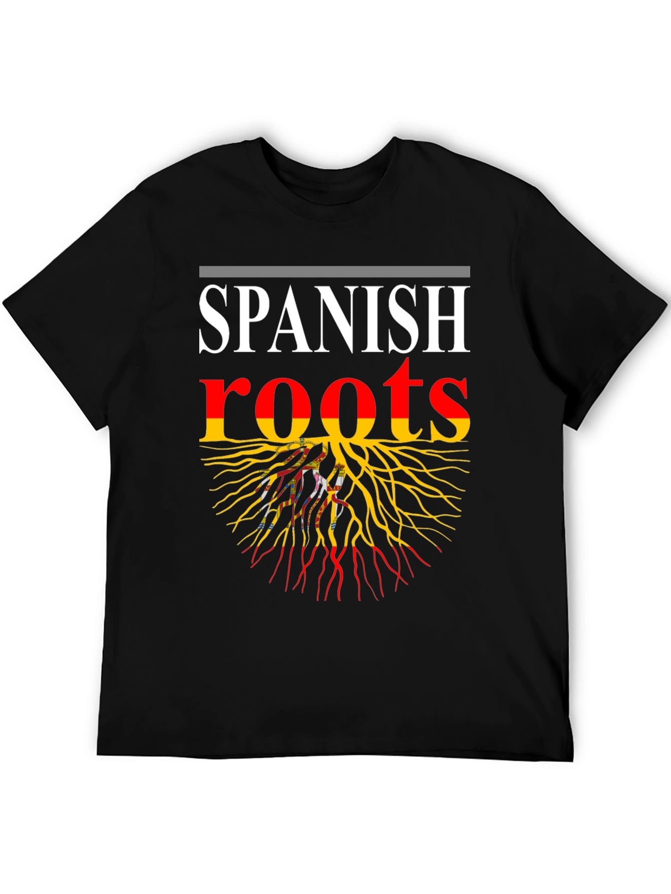 Spanish Roots Graphic Tee - Black