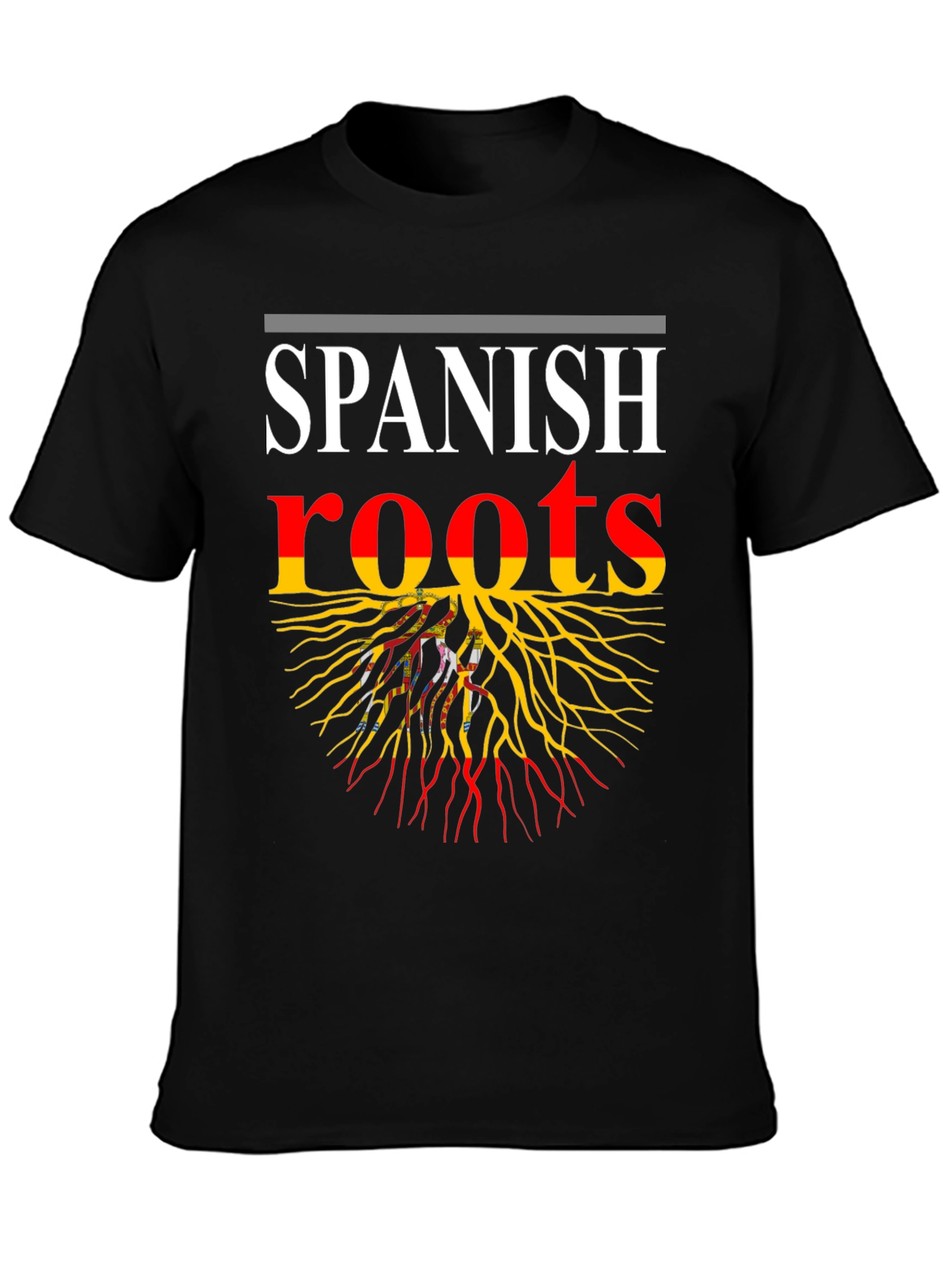Spanish Roots Graphic Tee - Black