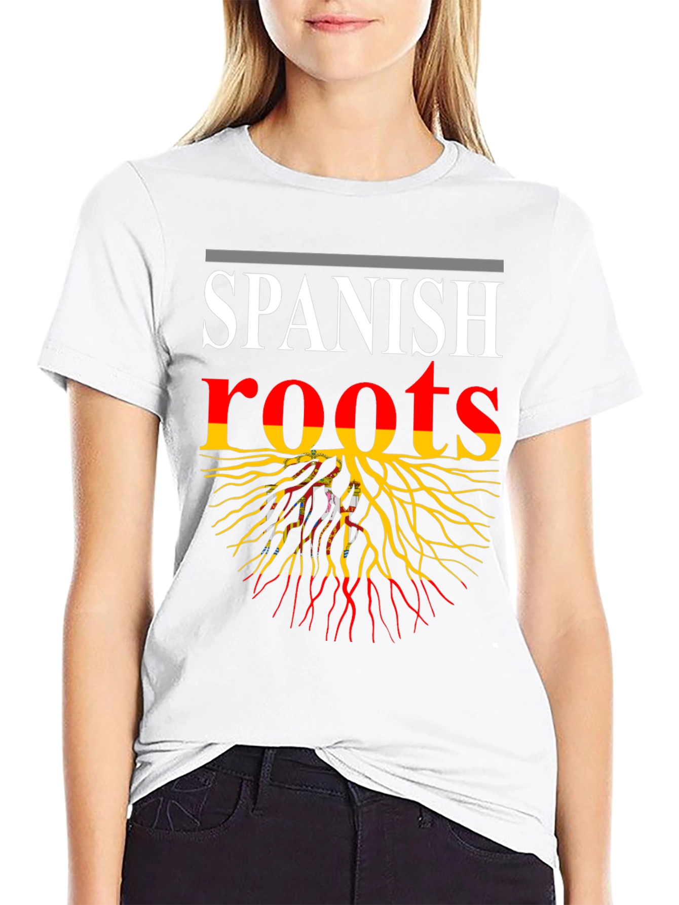 Spanish Roots Graphic Tee - Black