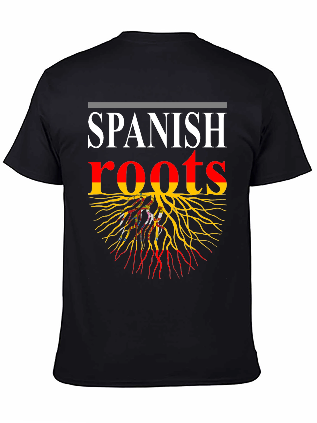Spanish Roots Graphic Tee - Black