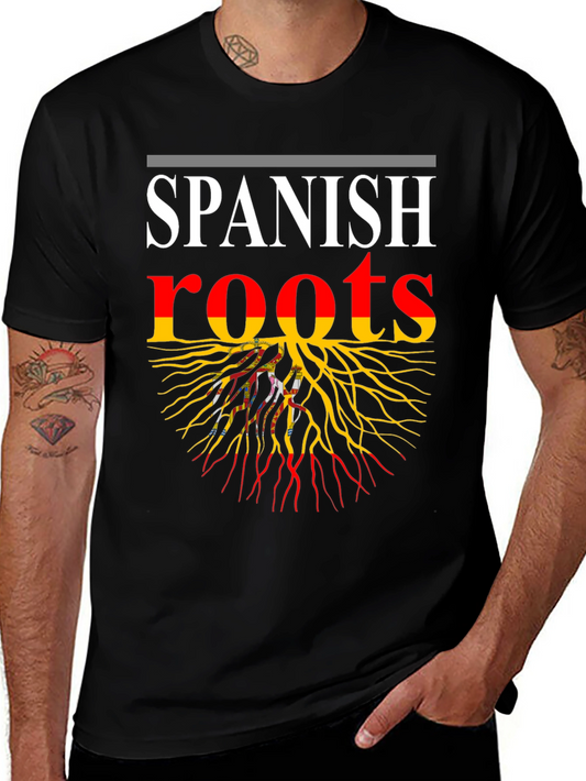 Spanish Roots Graphic Tee - Black