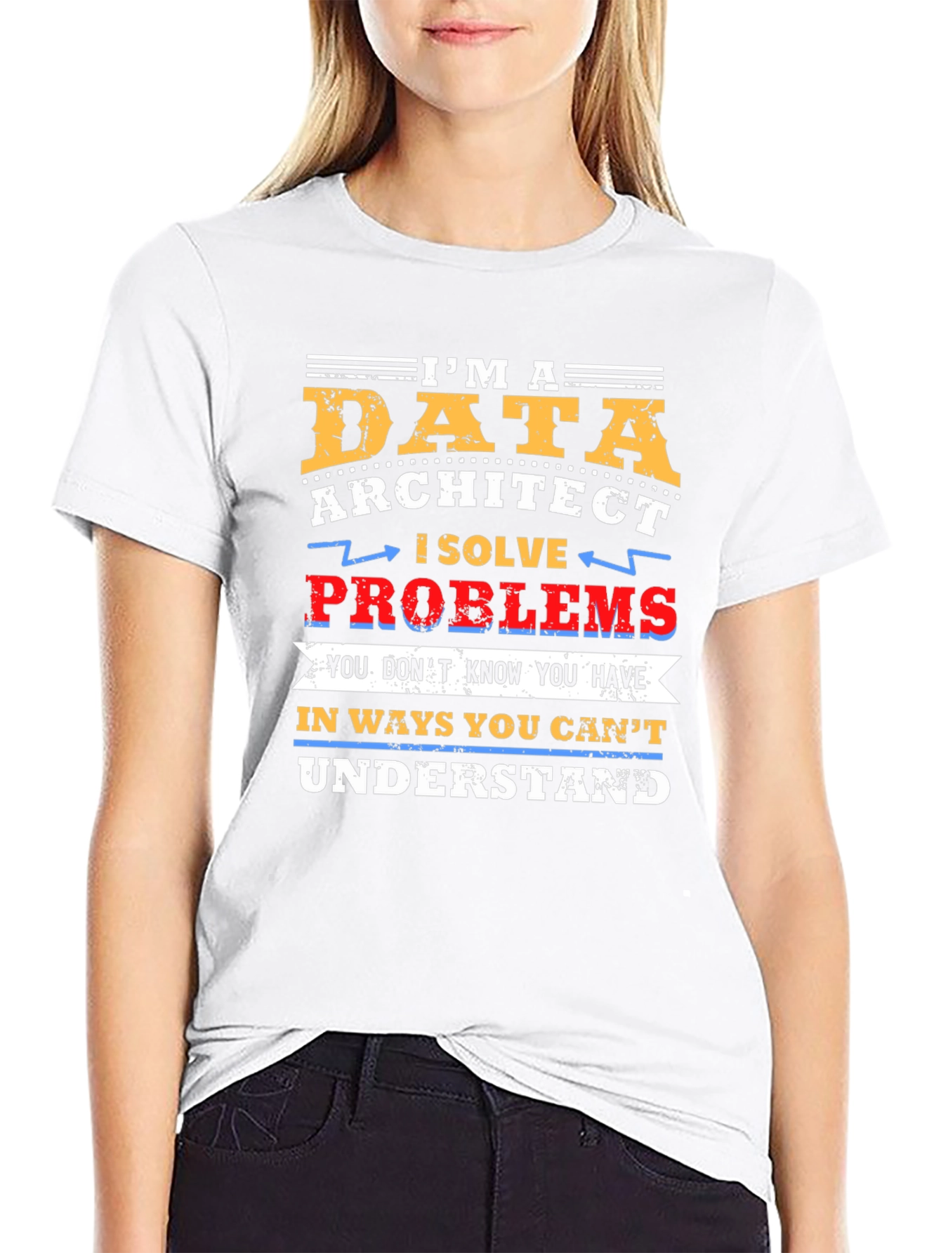 Data Architect T-Shirt - I Solve Problems Tee