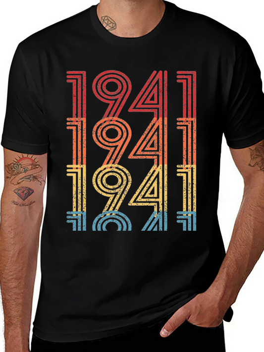 Vintage 1941 Graphic T-Shirt - Retro Birthday Gift