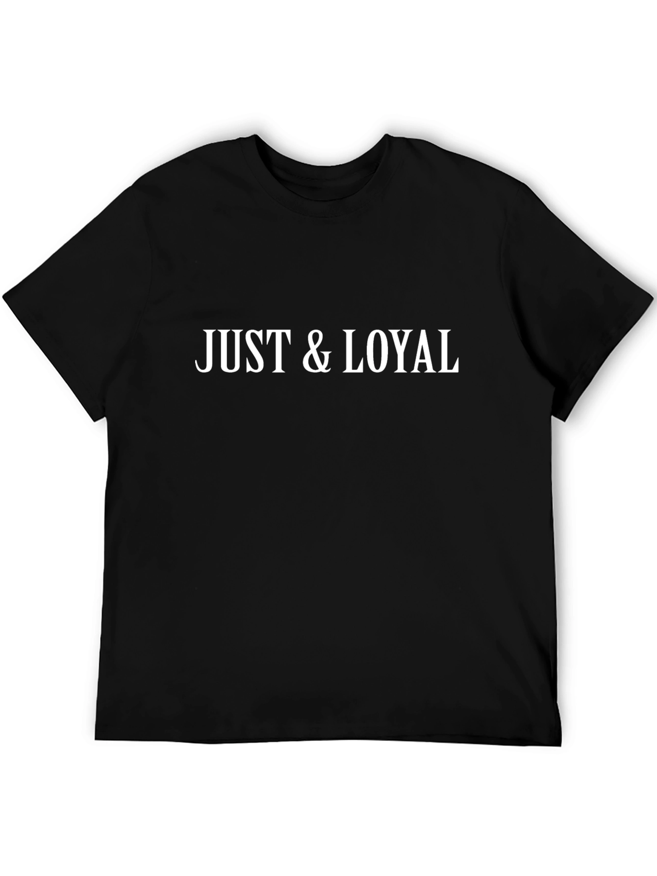 Just & Loyal Graphic T-Shirt - Black