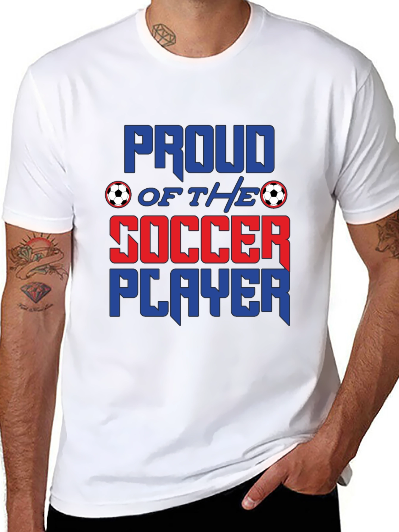 Proud Soccer Player T-Shirt - Stylish & Comfortable