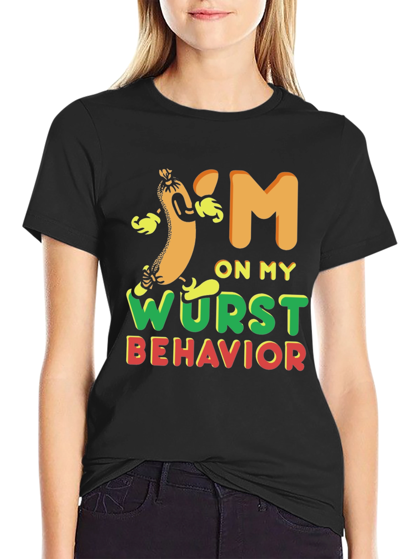 Wurst Behavior Funny Graphic Tee