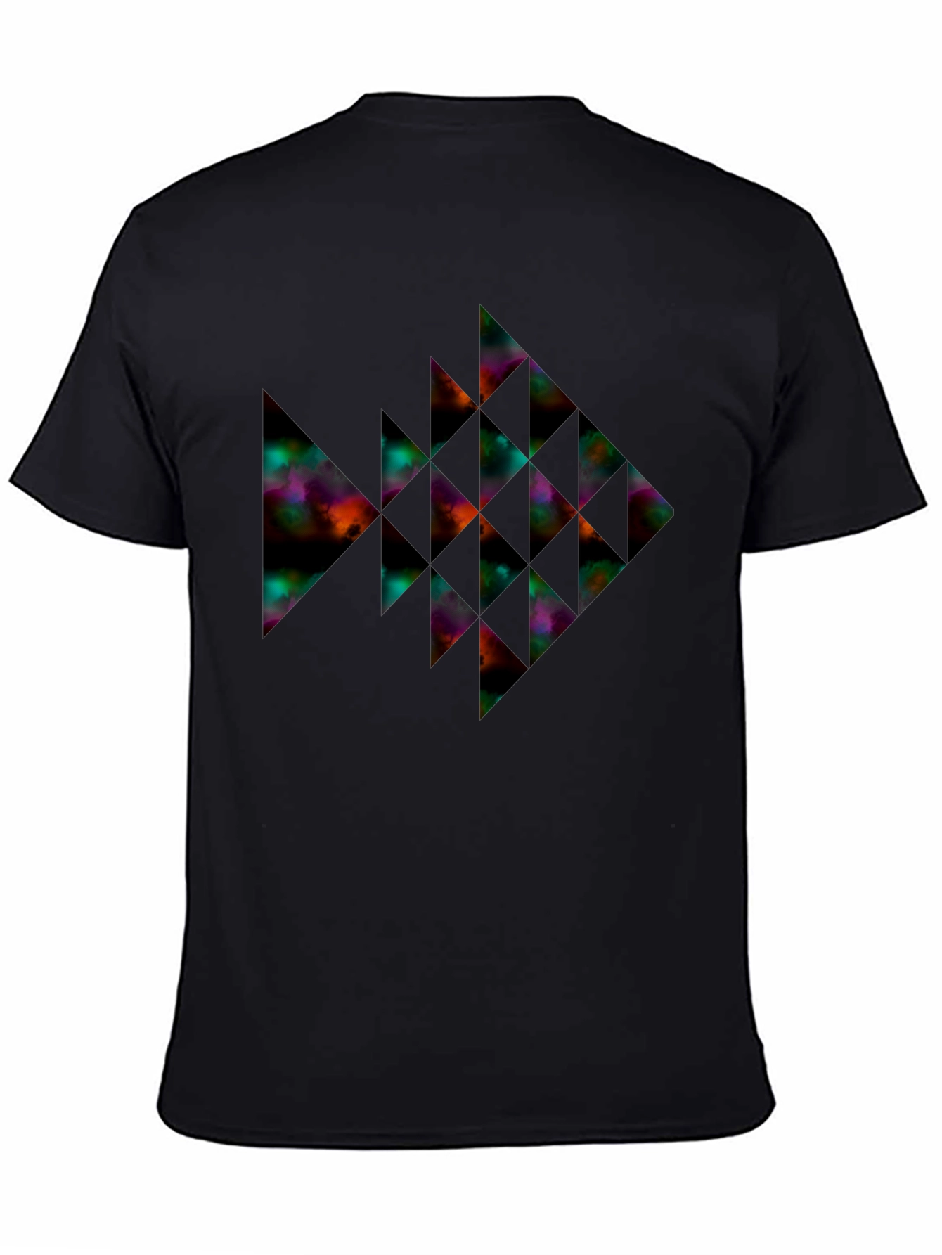 Geometric Fish Graphic Tee - Modern Style