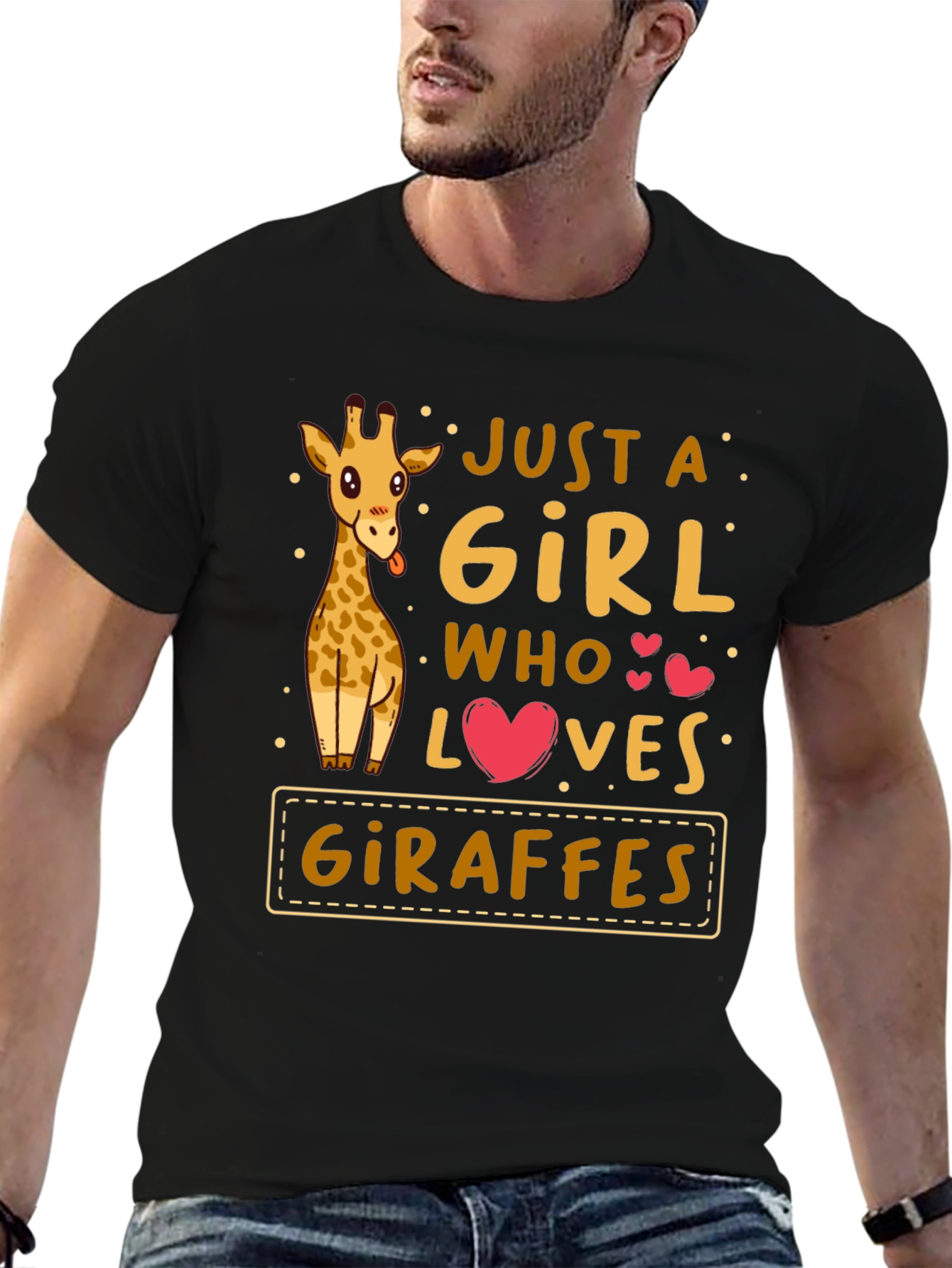 Just a Girl Who Loves Giraffes T-Shirt