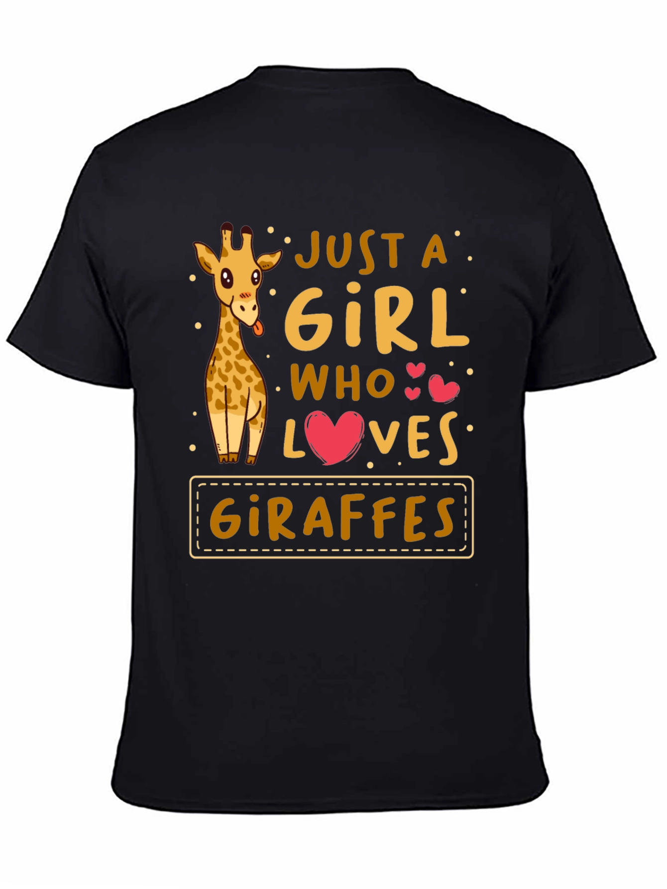 Just a Girl Who Loves Giraffes T-Shirt