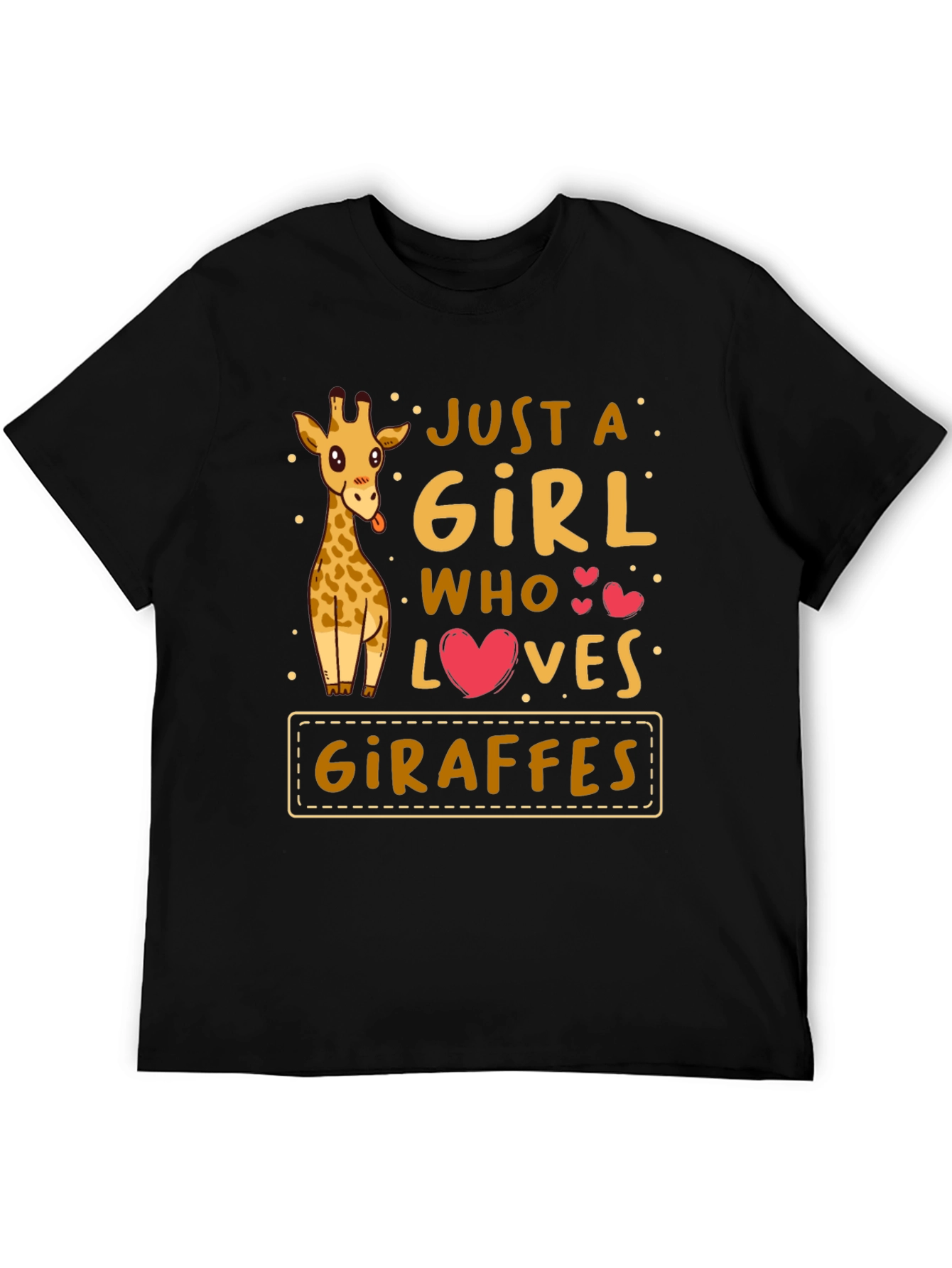 Just a Girl Who Loves Giraffes T-Shirt