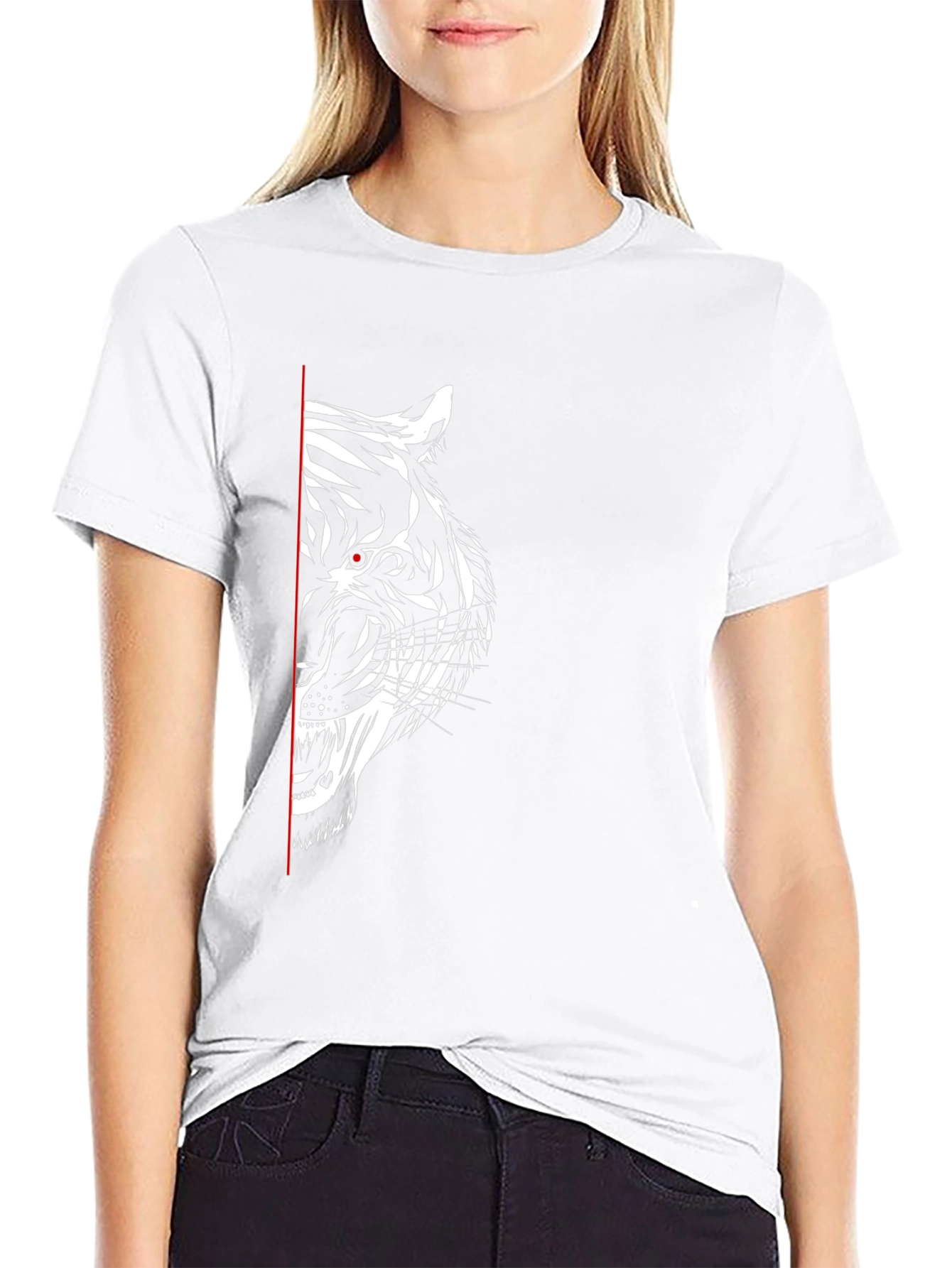 Black Tiger Graphic Tee - Fierce Style