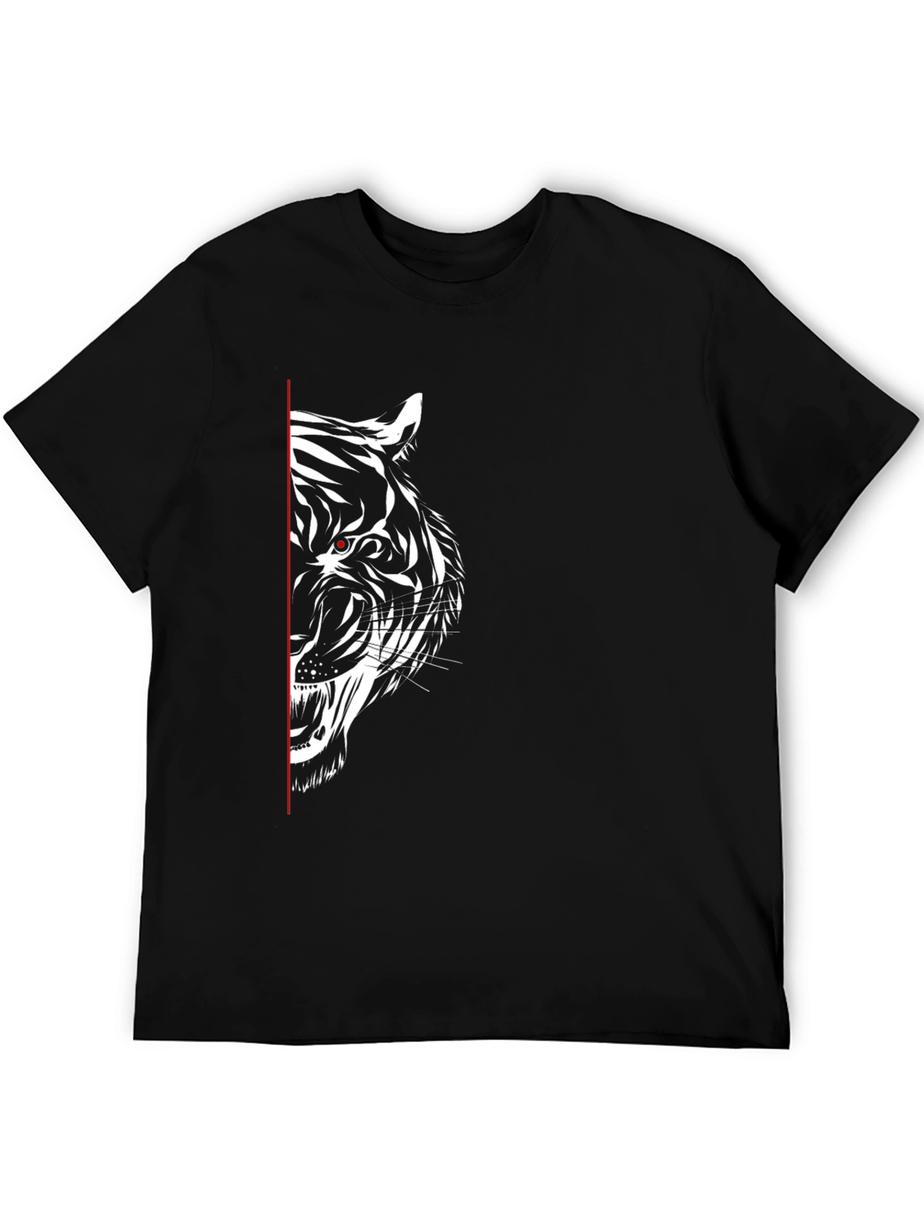 Black Tiger Graphic Tee - Fierce Style