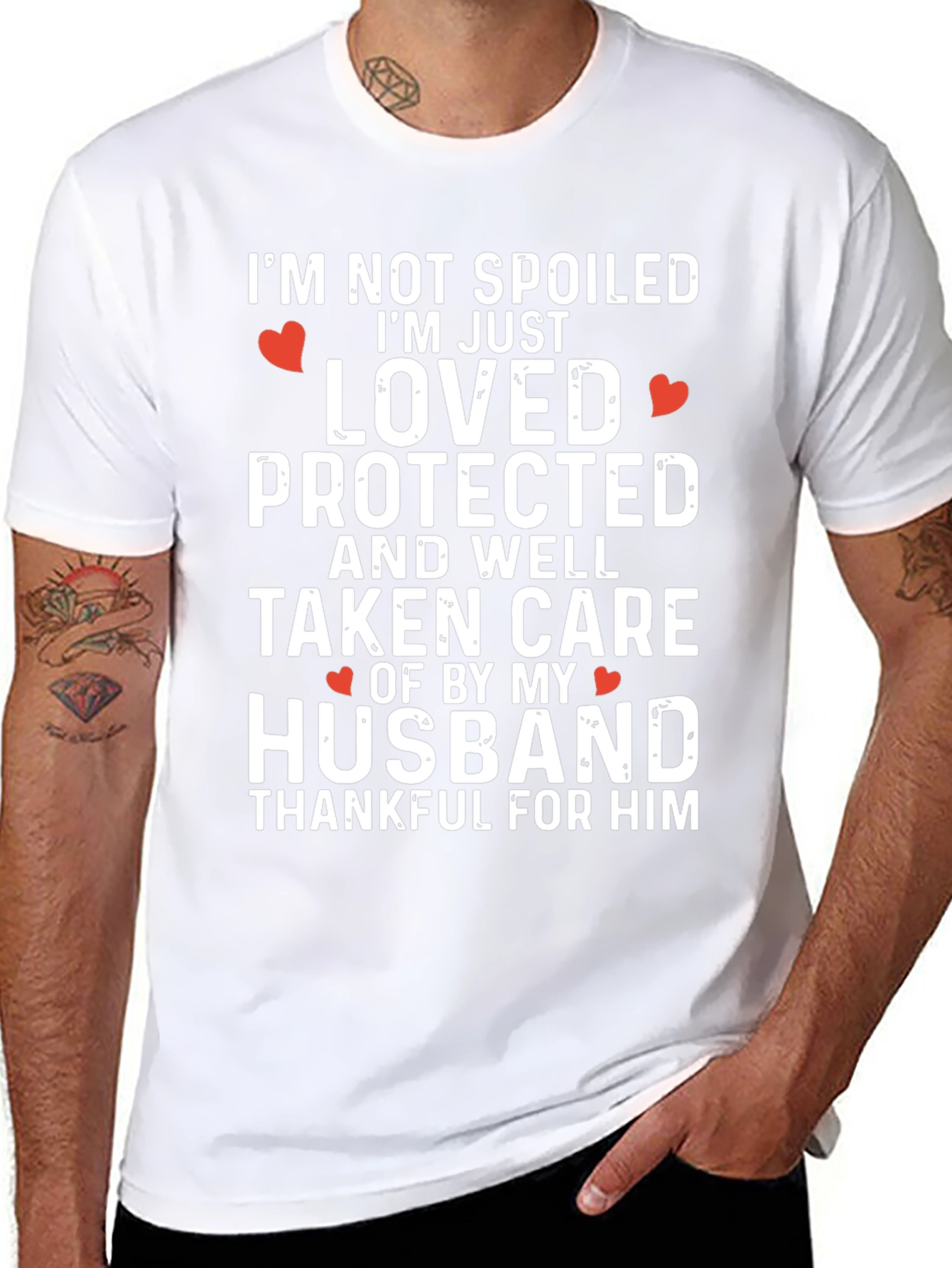 Loved & Protected Husband T-Shirt