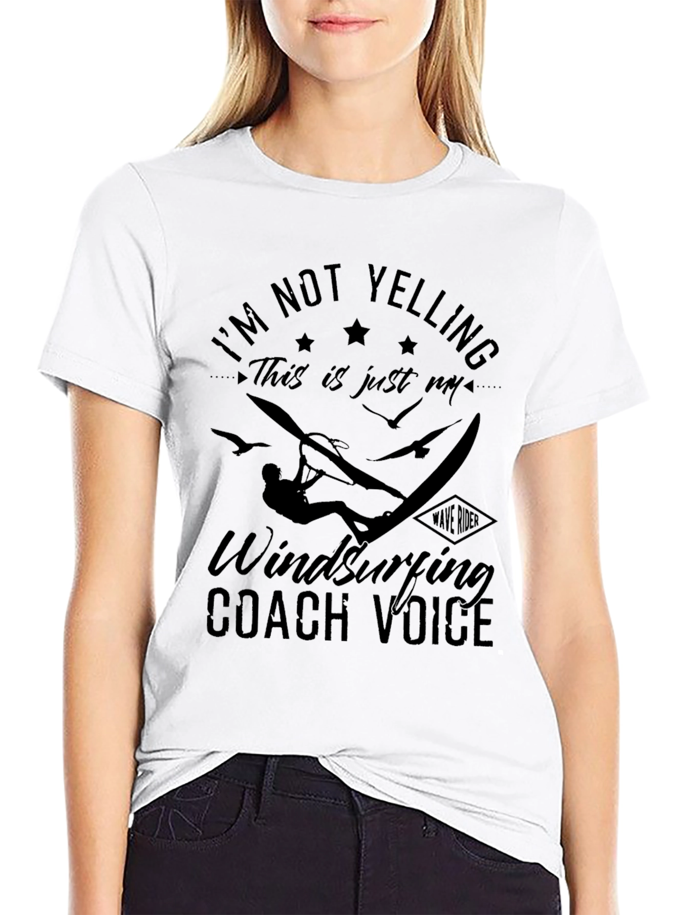 Windsurfing Coach Voice T-Shirt - Funny Saying