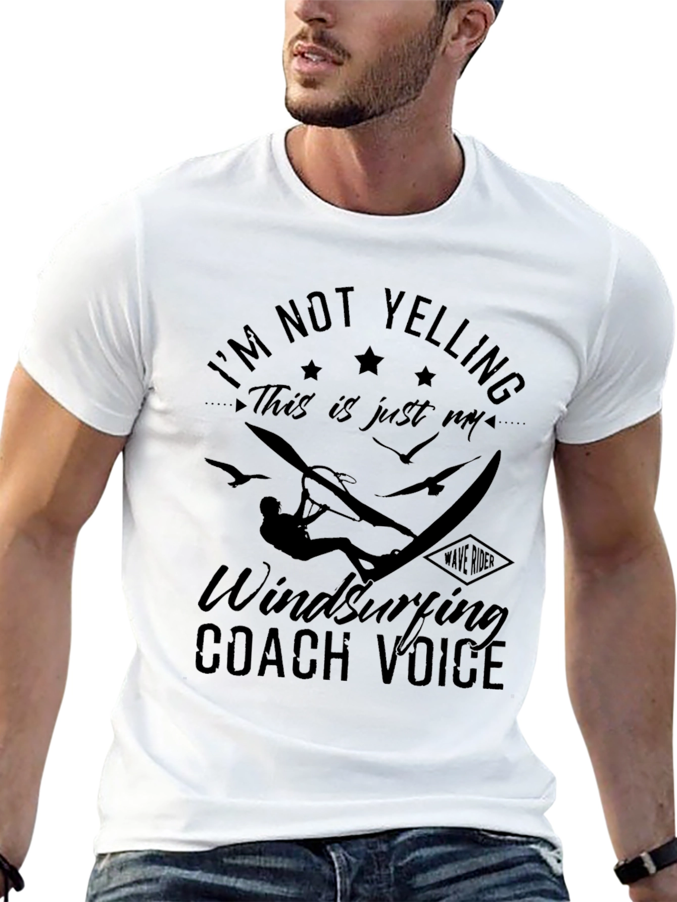 Windsurfing Coach Voice T-Shirt - Funny Saying