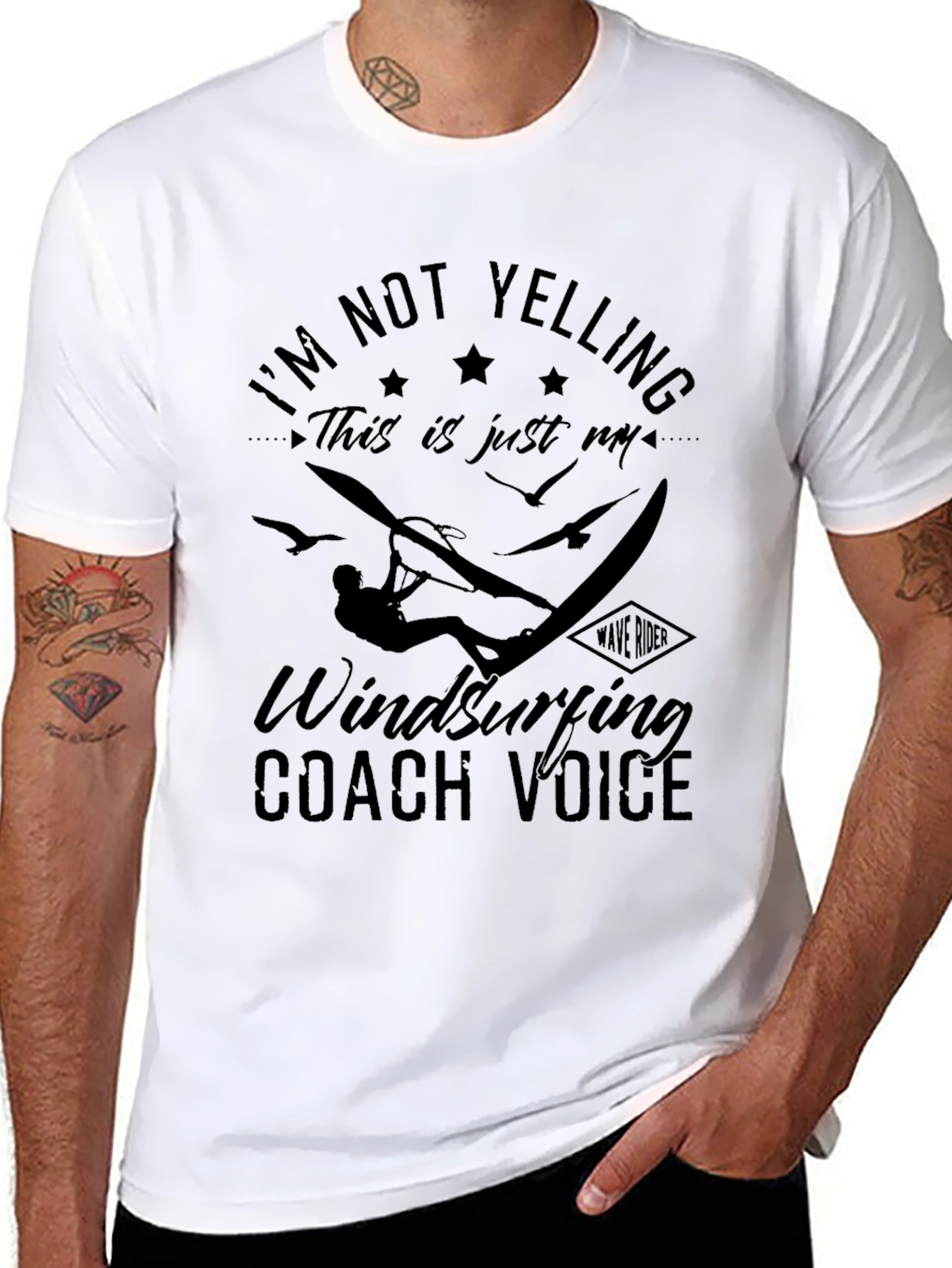 Windsurfing Coach Voice T-Shirt - Funny Saying